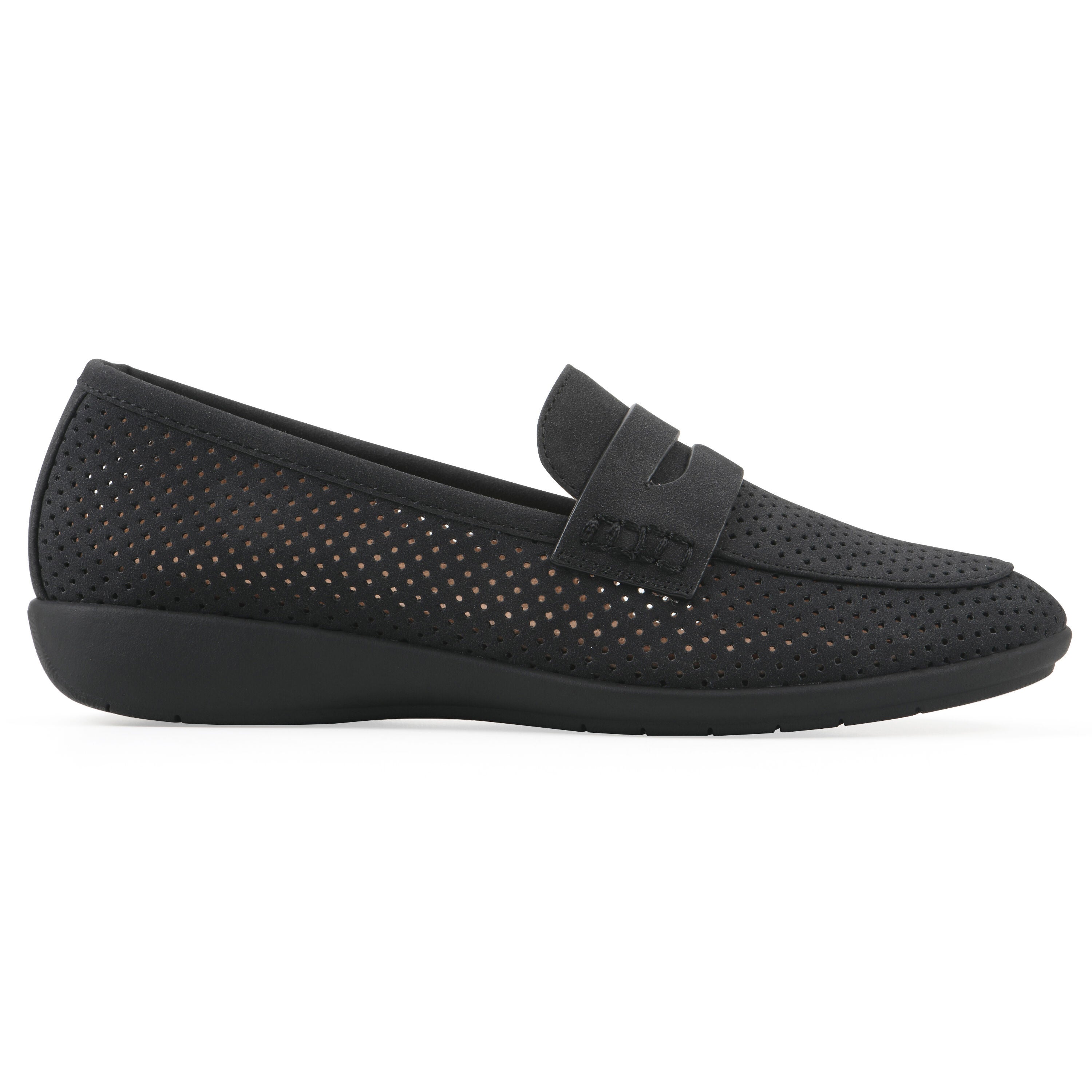 Samson Loafer, BLACK NUBUCK, alternate image number 2