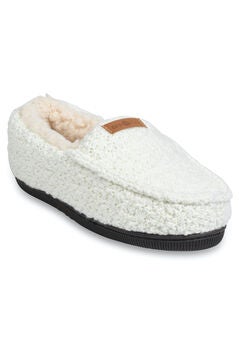 Textured Knit Mocassin Slipper Slippers