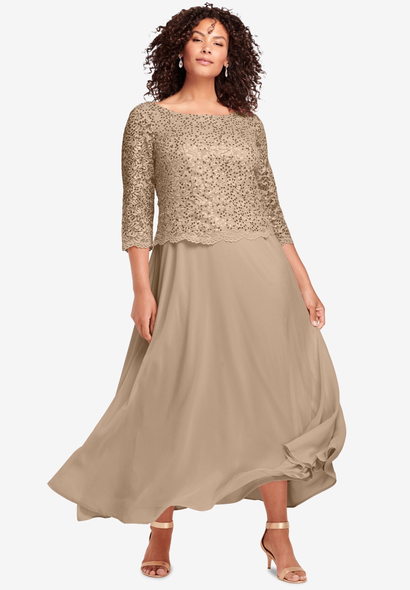 Lace Popover Dress