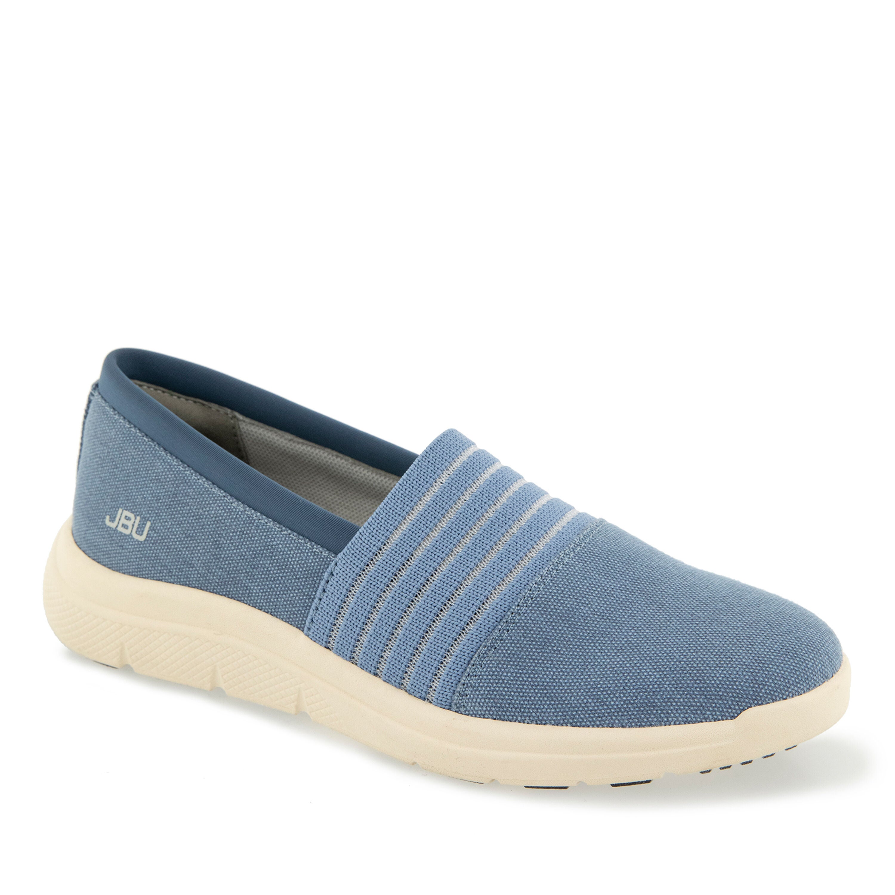 Taya Slip On Flat, DENIM, hi-res image number 0