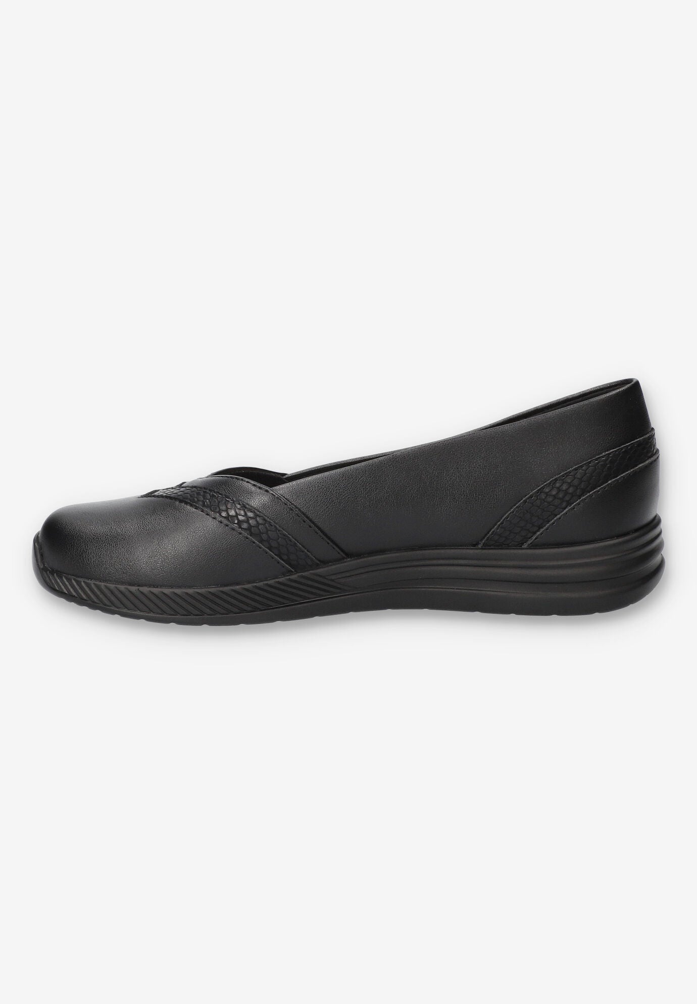 Kiera Comfort Flat, BLACK, alternate image number 4