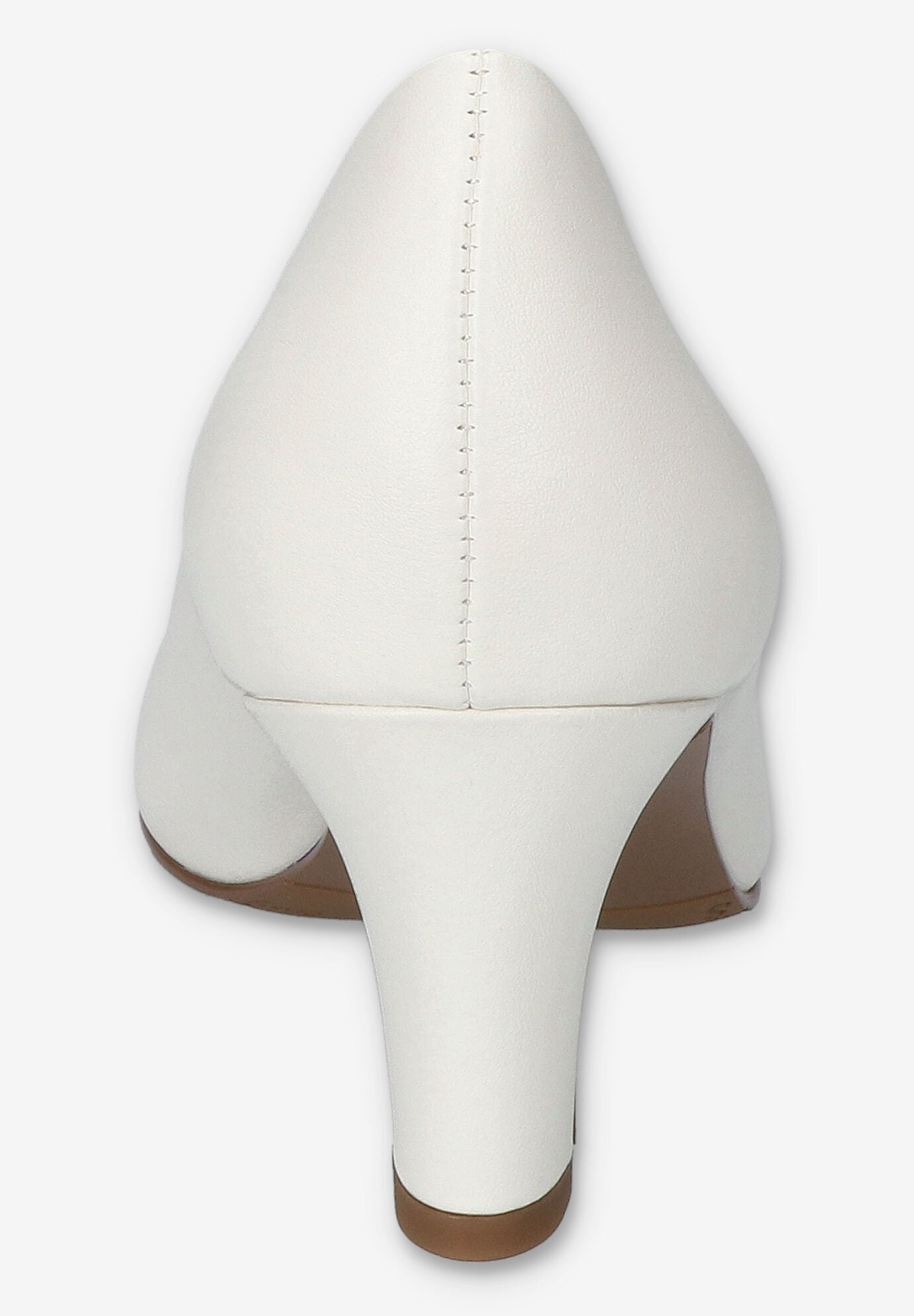 Poet Square Toe Pump, WHITE, alternate image number 3