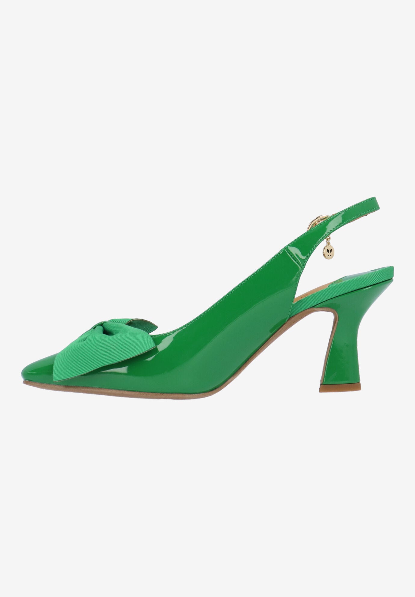Harlan Slingback Pump, GREEN, alternate image number 4