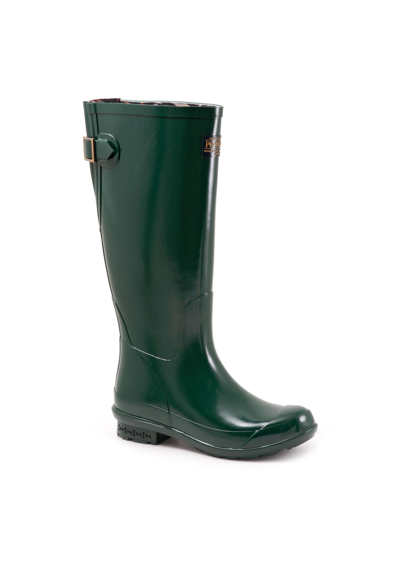 Gloss Tall Waterproof Weather Boot Green Woman Within