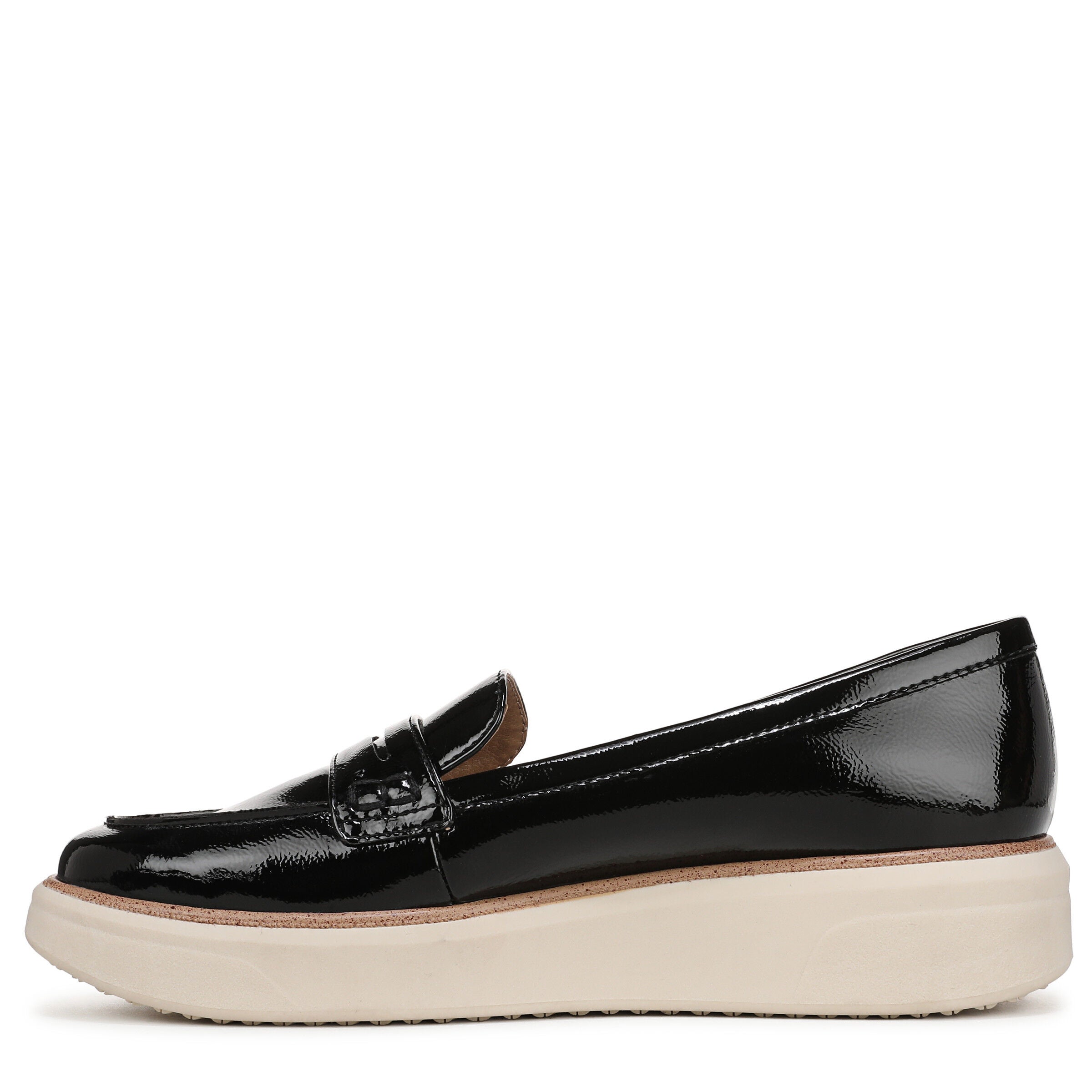 Chelsea Platform Flat, BLACK PATENT, alternate image number 5