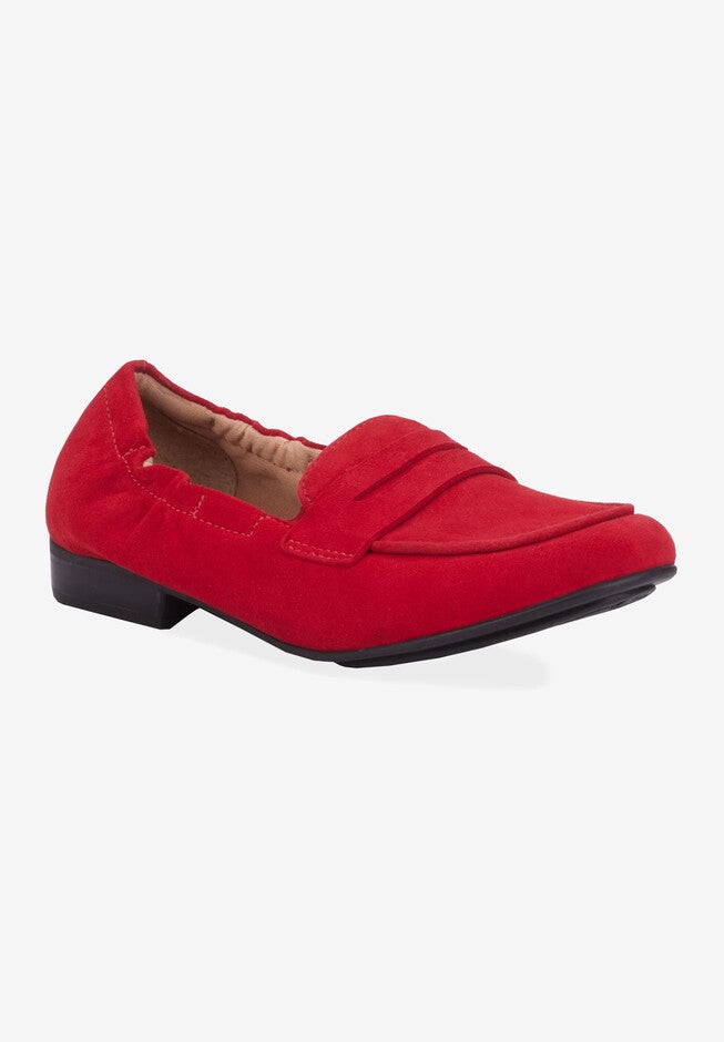 Trish Flat, RED KID SUEDE, hi-res image number 0
