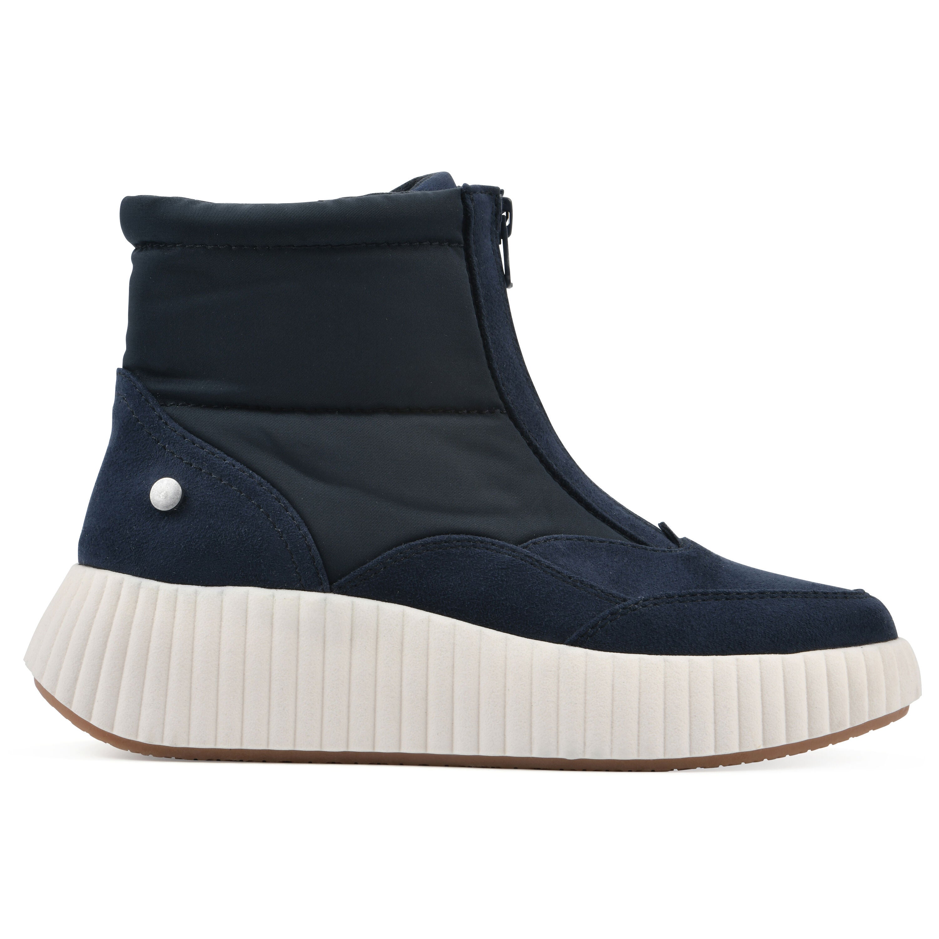 Downtown Platform Sneaker Bootie, NAVY MULTI, alternate image number 2
