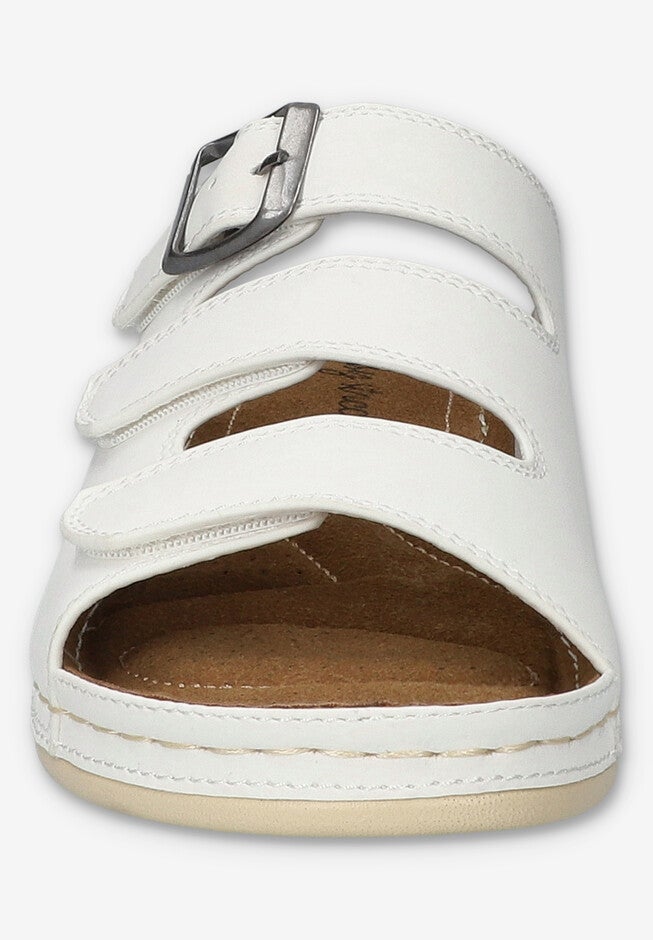 Pinterry Comfort Slide Sandal, WHITE, on-hover image number 1