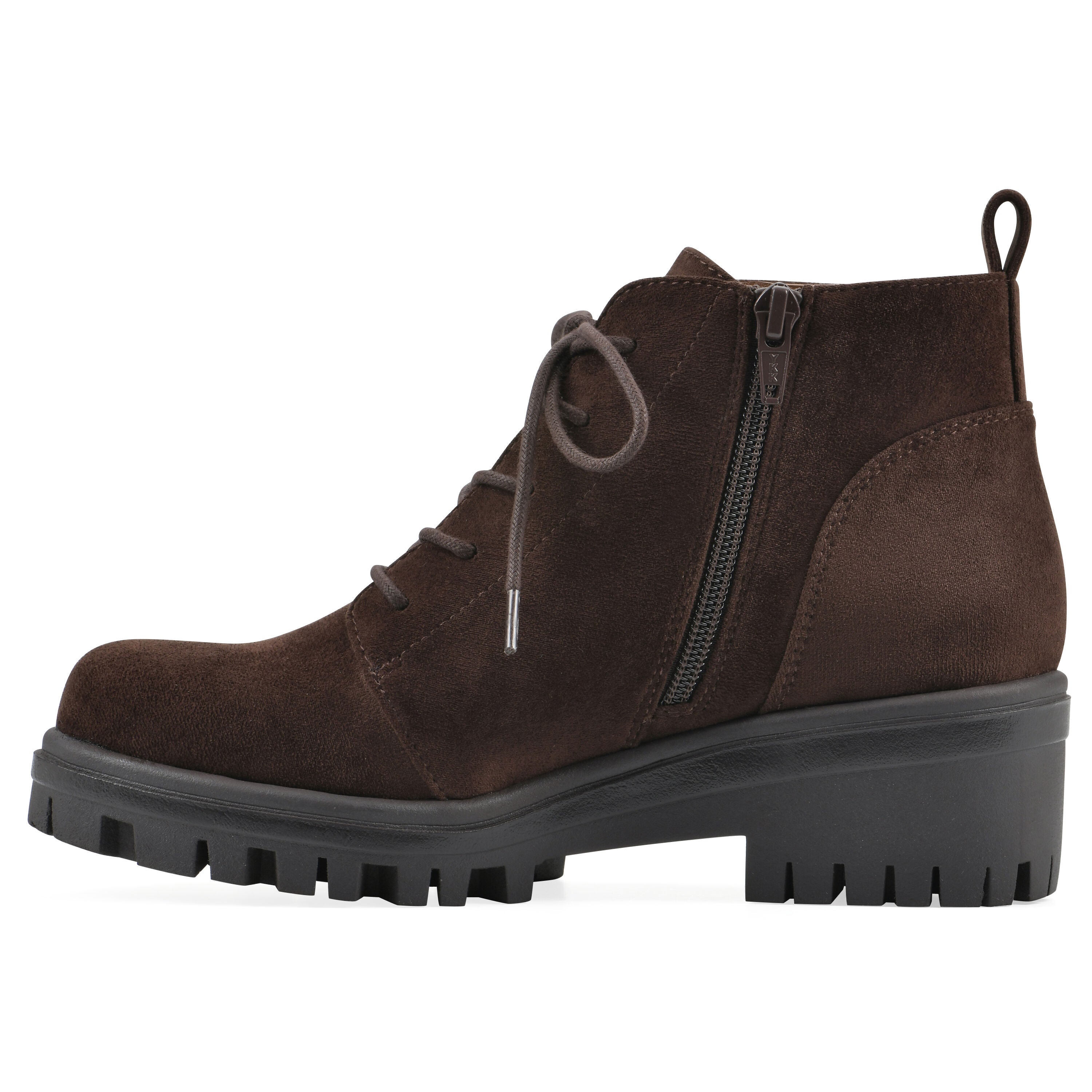 Tariq Lug Sole Lace-Up Bootie, COCO BROWN, alternate image number 3