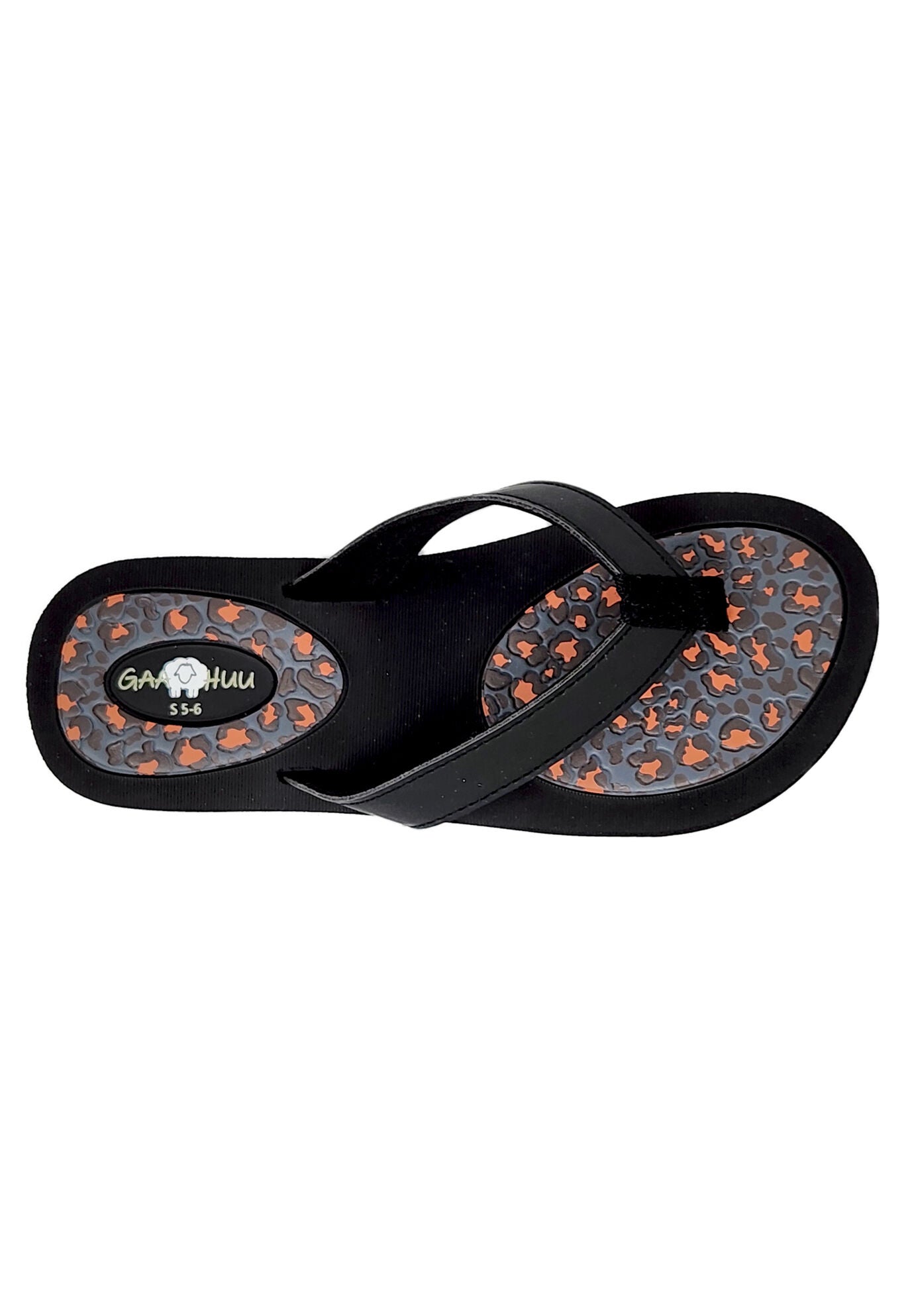 Womens Faux Leather Strap Flip Flop Sandal, , alternate image number 4