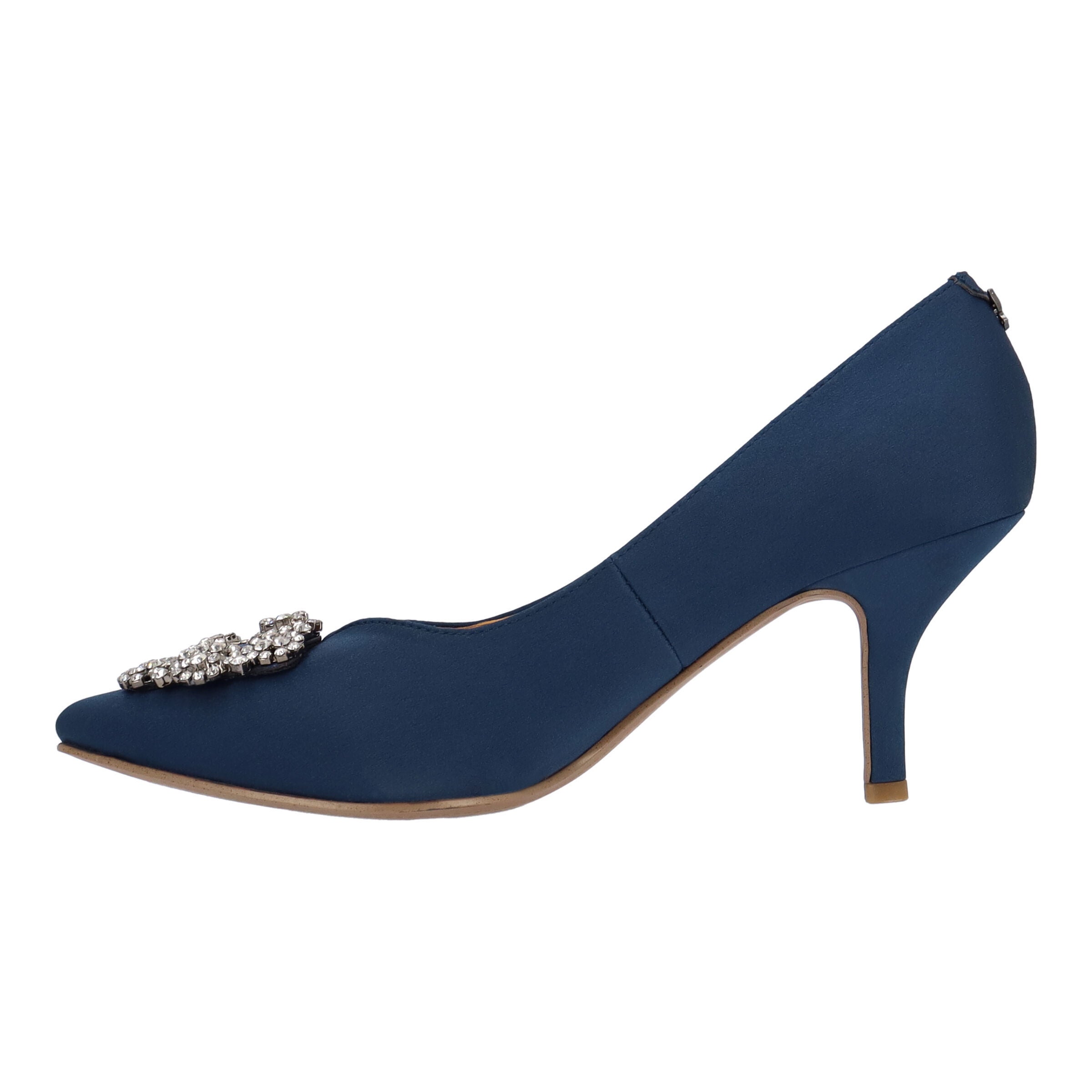 Ezara Slip-On Pump, NAVY, alternate image number 4