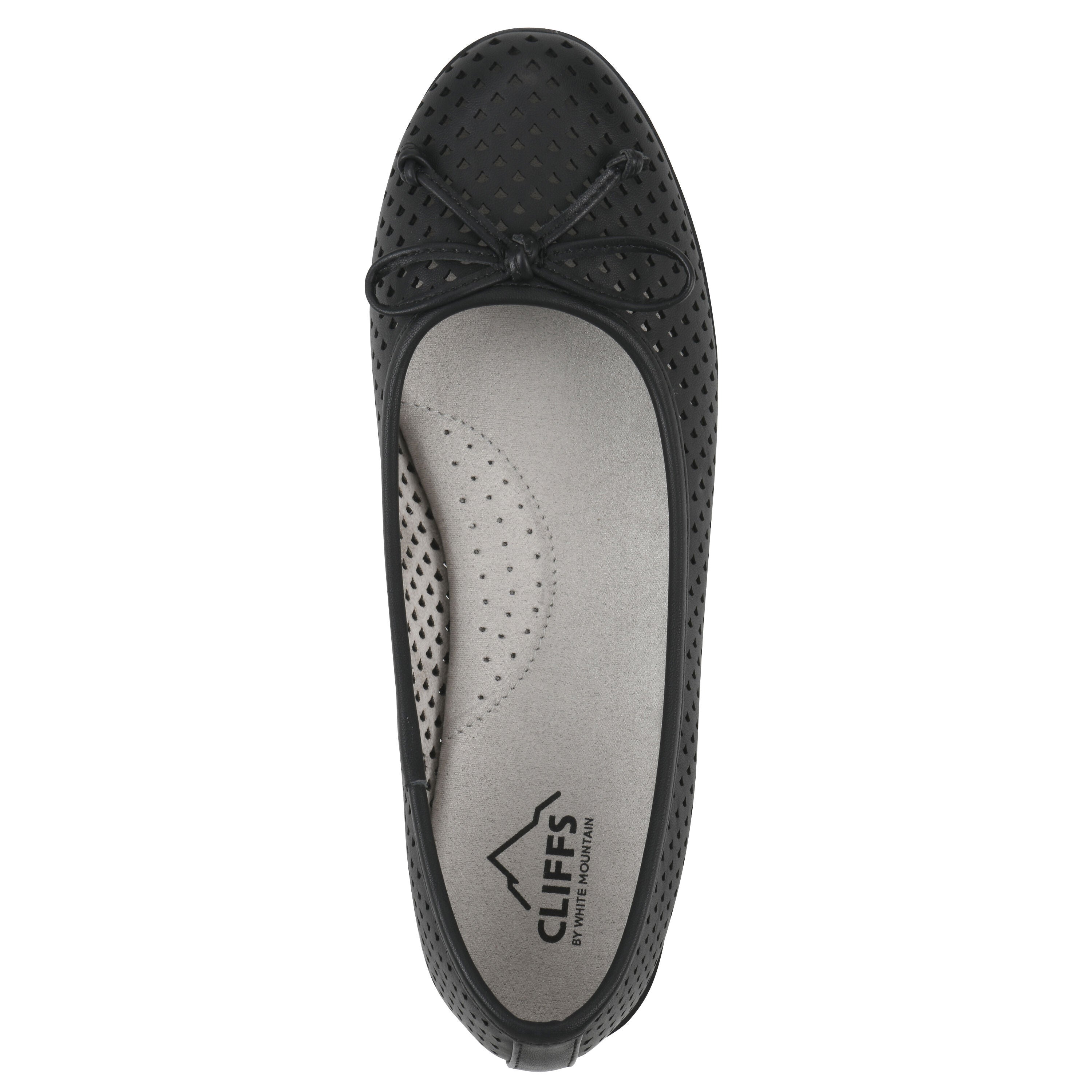 Carris Ballet Flat, BLACK SMOOTH, alternate image number 4
