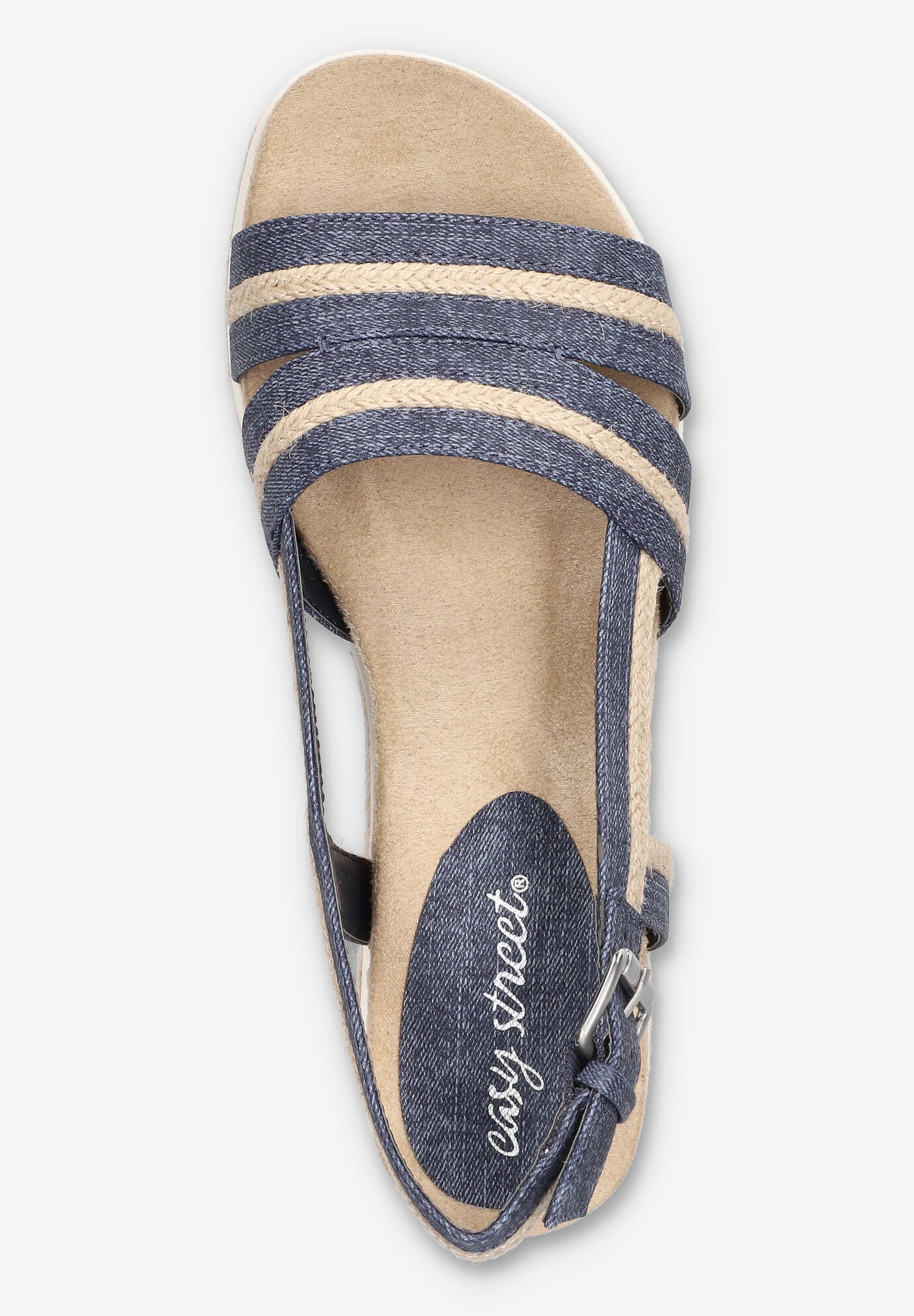 Mel Wedge Sandal, JEANS, alternate image number 6