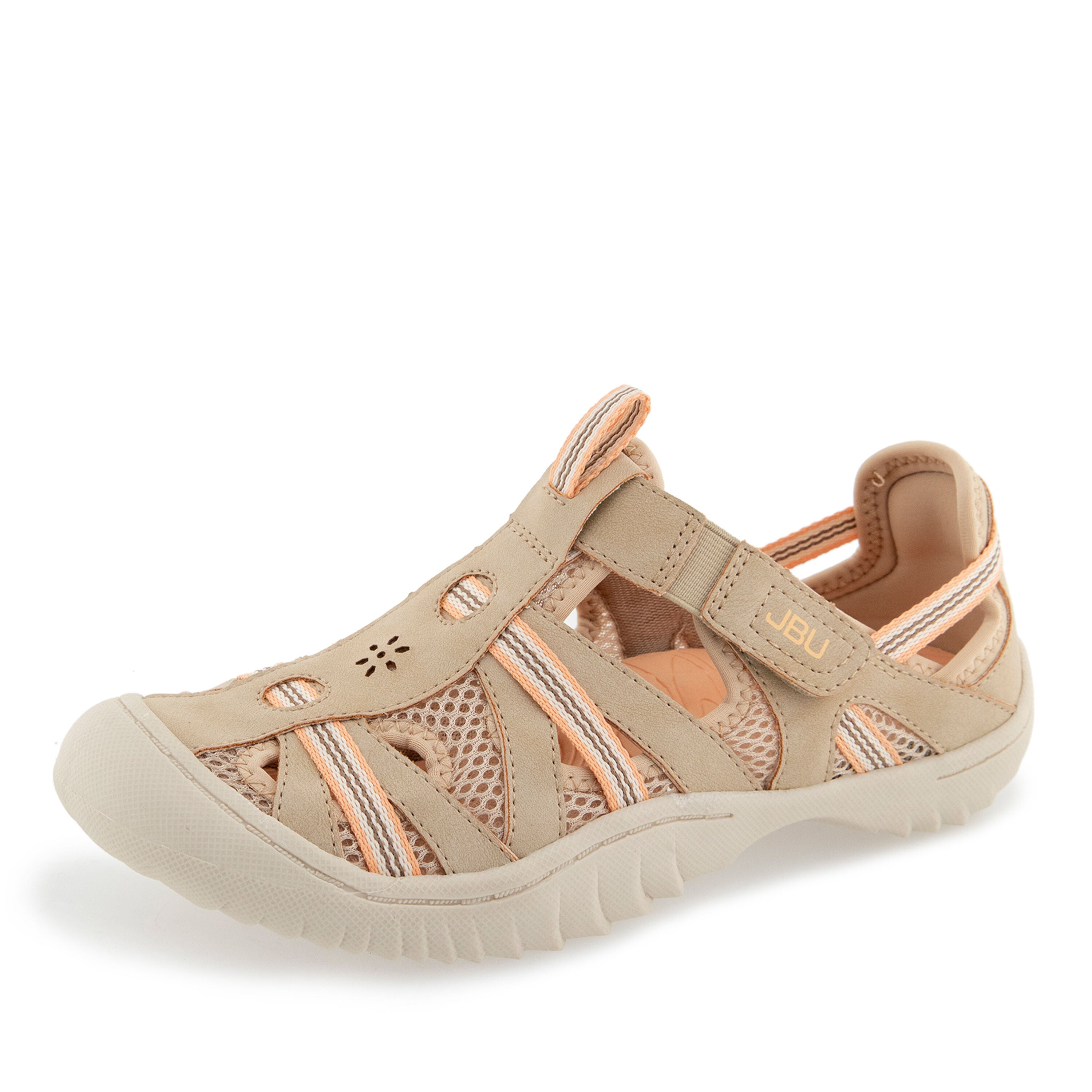 Regional Water Ready Hook and Loop Sneaker, TAN MULTI, alternate image number 6
