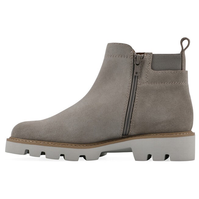 Glassie Lug Sole Chelsea Bootie, SAND SUEDE, alternate image number 3