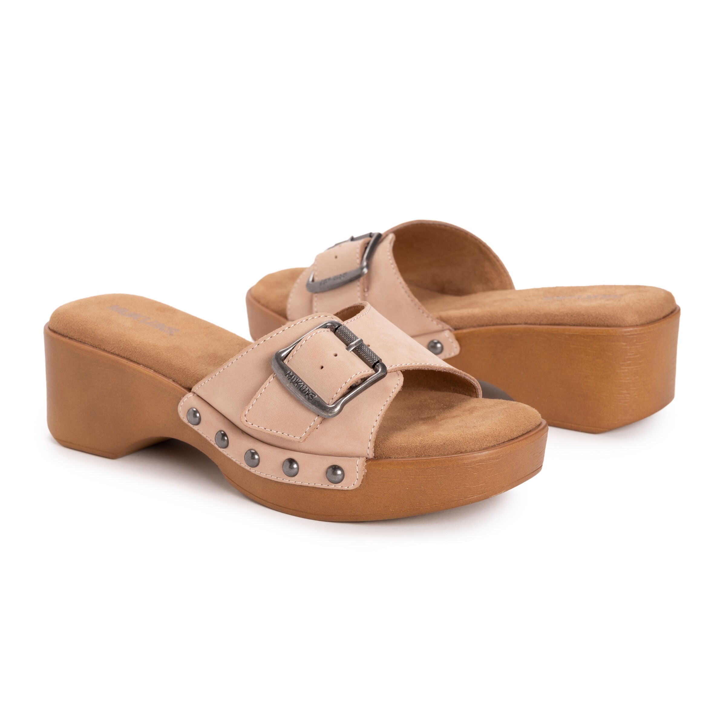 Cora Sandal, BLUSH NUBUCK, alternate image number 2