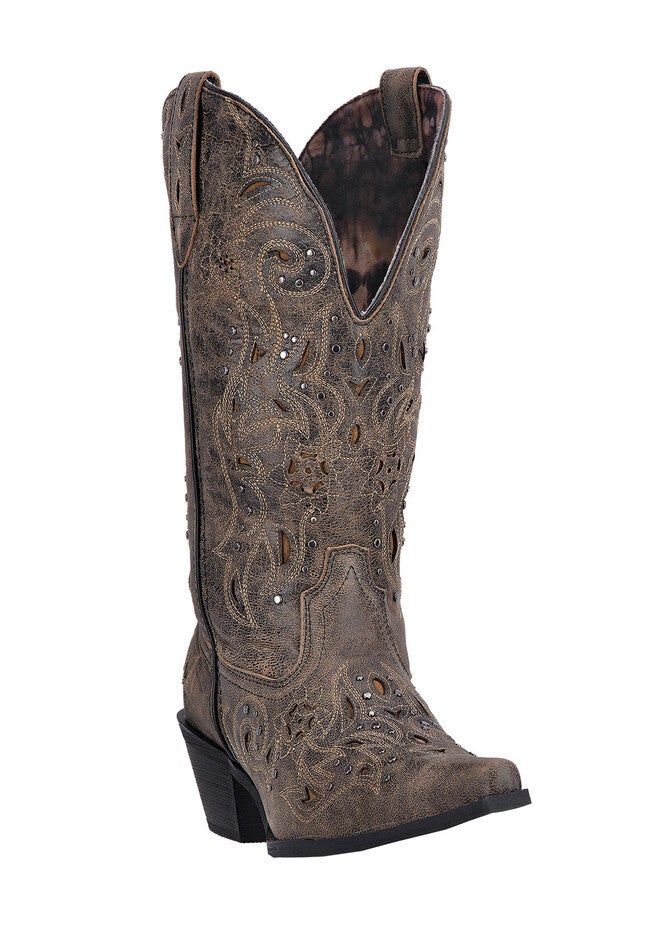 Vanessa Wide Calf Boots by Laredo, BLACK TAUPE, hi-res image number 0