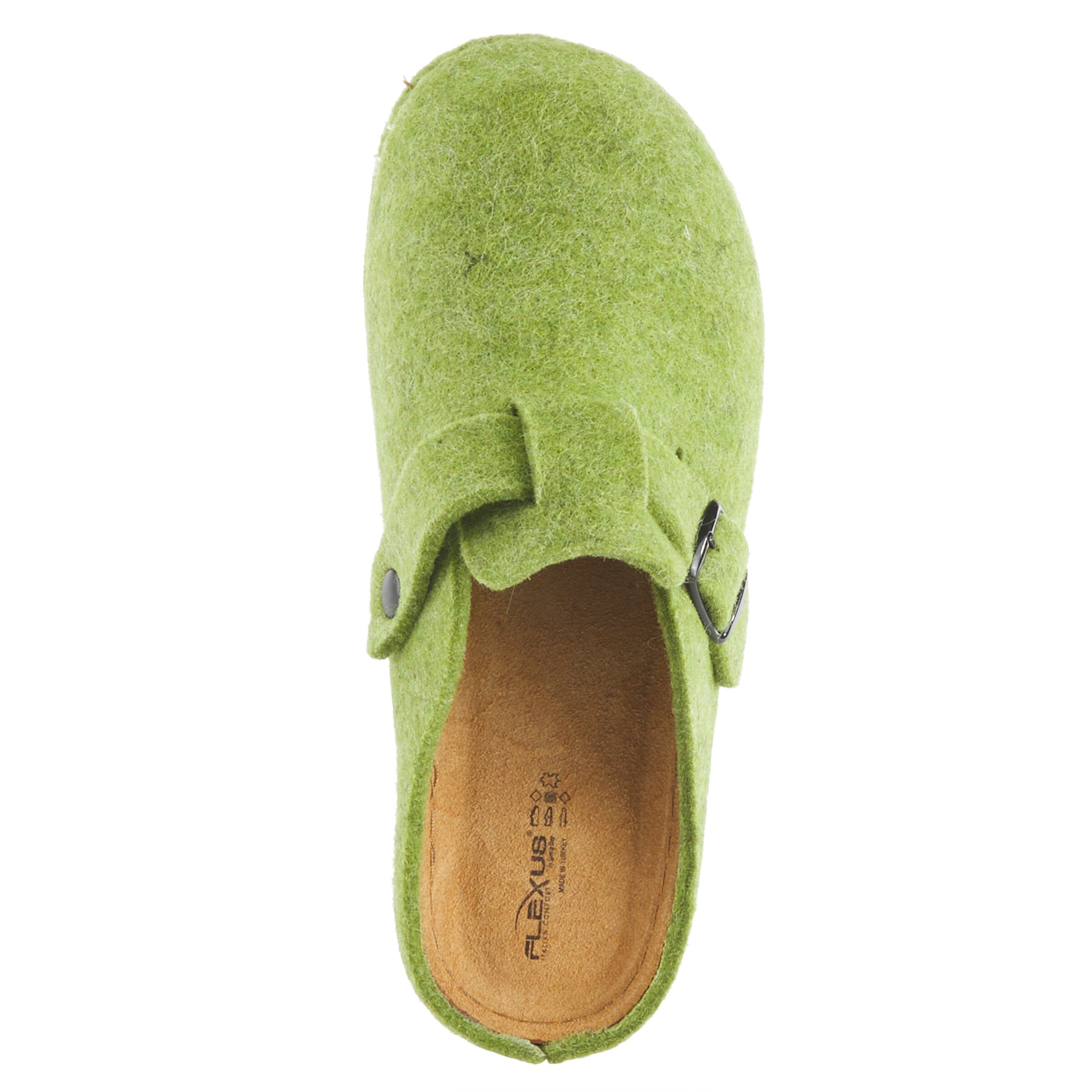 Clogger Slippers, GREEN, alternate image number 3