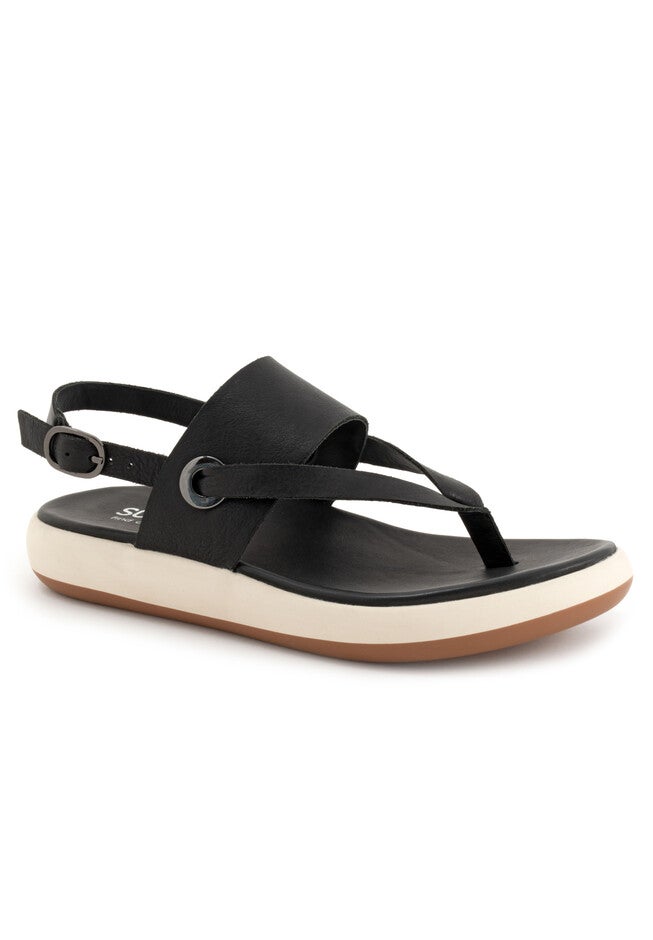 Joliet Adjustable Strap Sandal, BLACK, hi-res image number 0