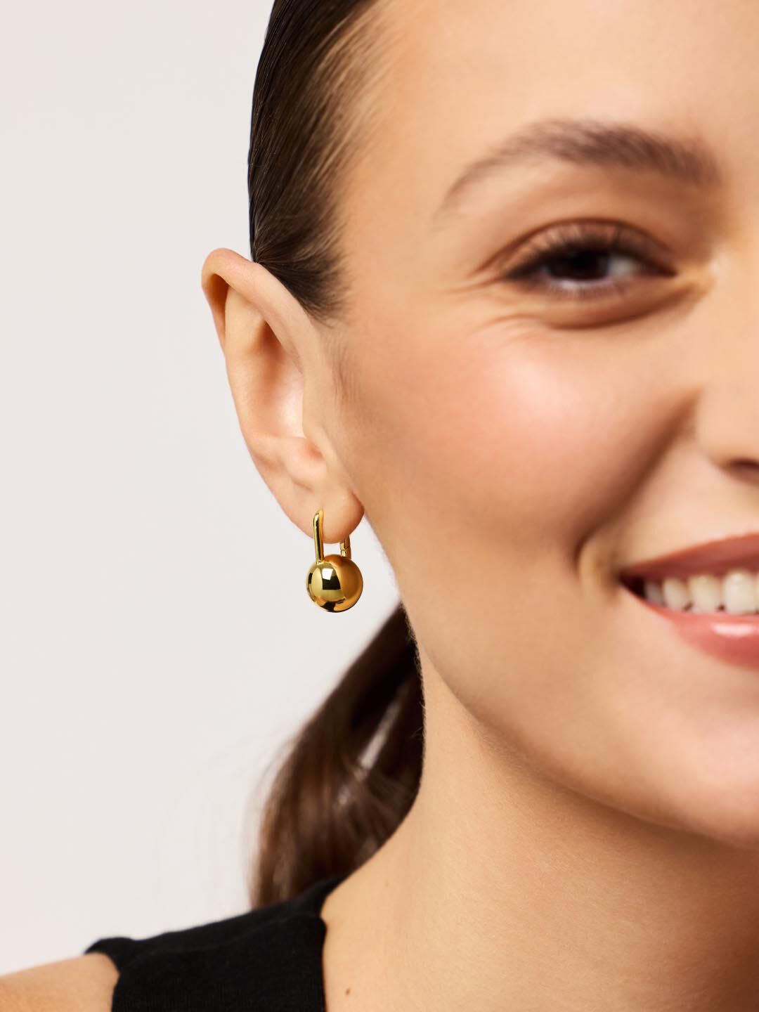 Statement Earrings - Perry, GOLD, alternate image number 3