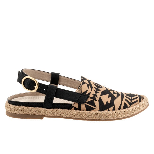 Paisley Flat, BLACK TAN TEXTILE, alternate image number 4