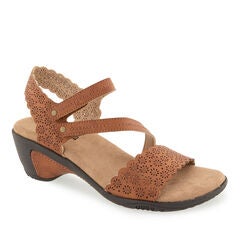Gracie Hook and Loop Wedge Sandal