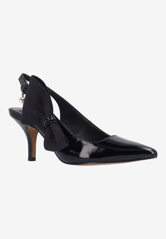 Rowin Slingback Pump, BLACK, hi-res image number 0