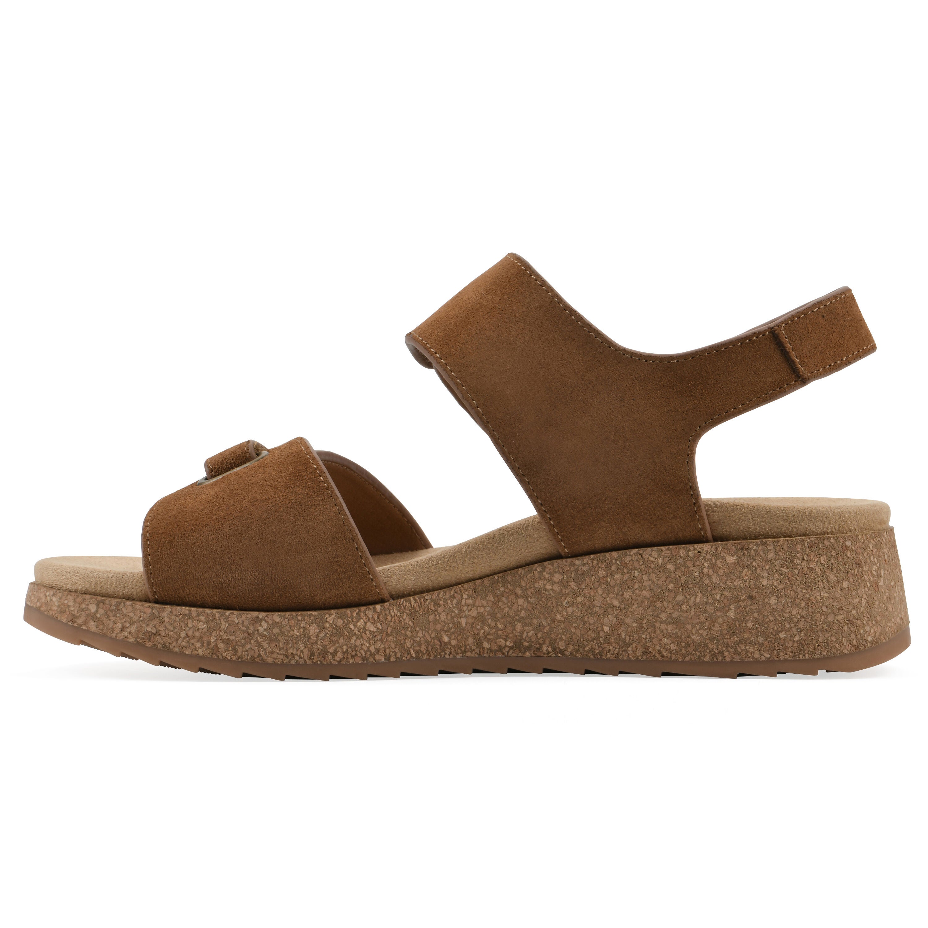 Gelato Wedge Sandal, WHISKEY SUEDE, alternate image number 3