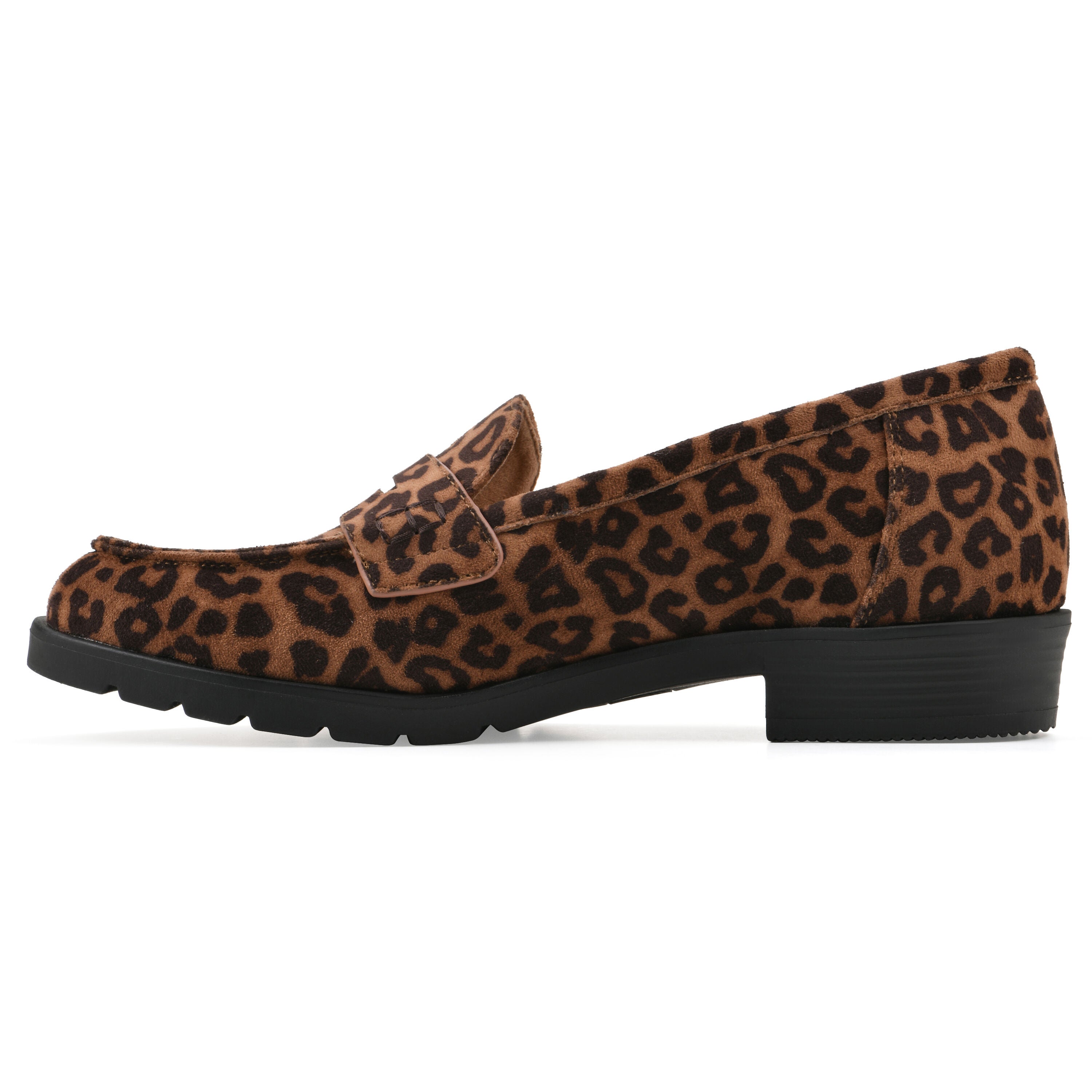Galah Penny Loafer, DARK TAN LEOPARD, alternate image number 3