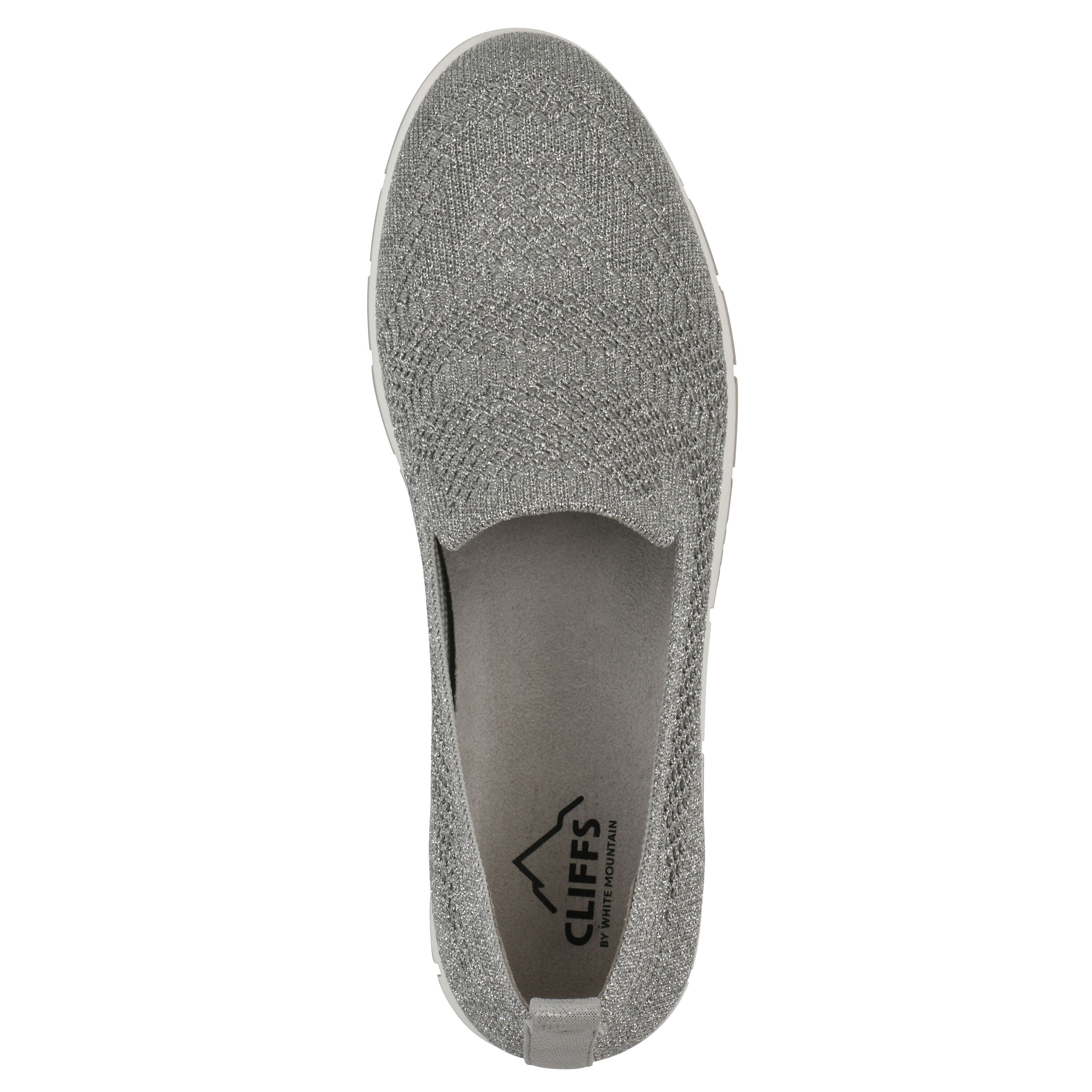 Garren Slip-On Shoe, GREY GLITTER KNIT, alternate image number 4