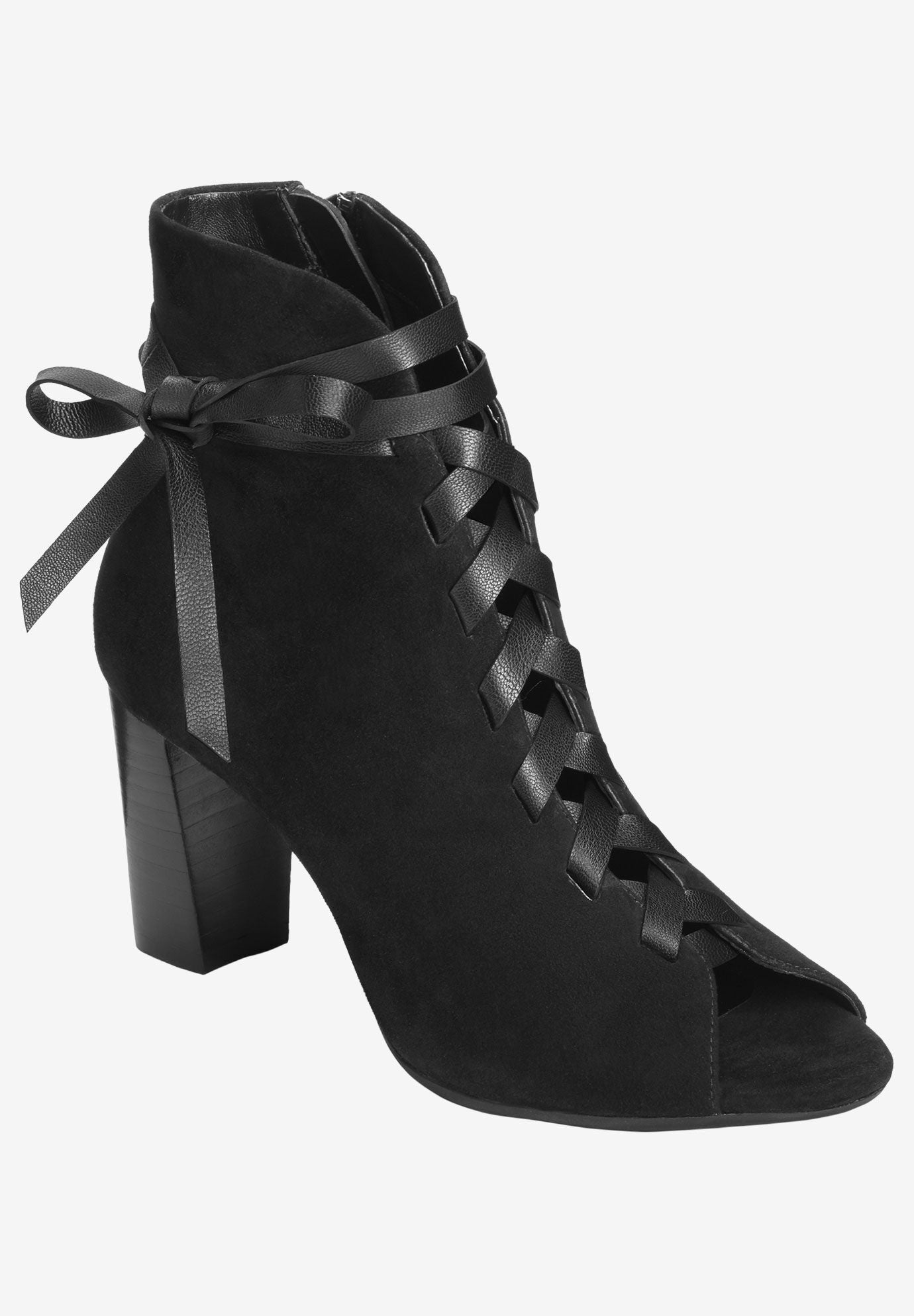 Aerosoles peep toe booties hotsell