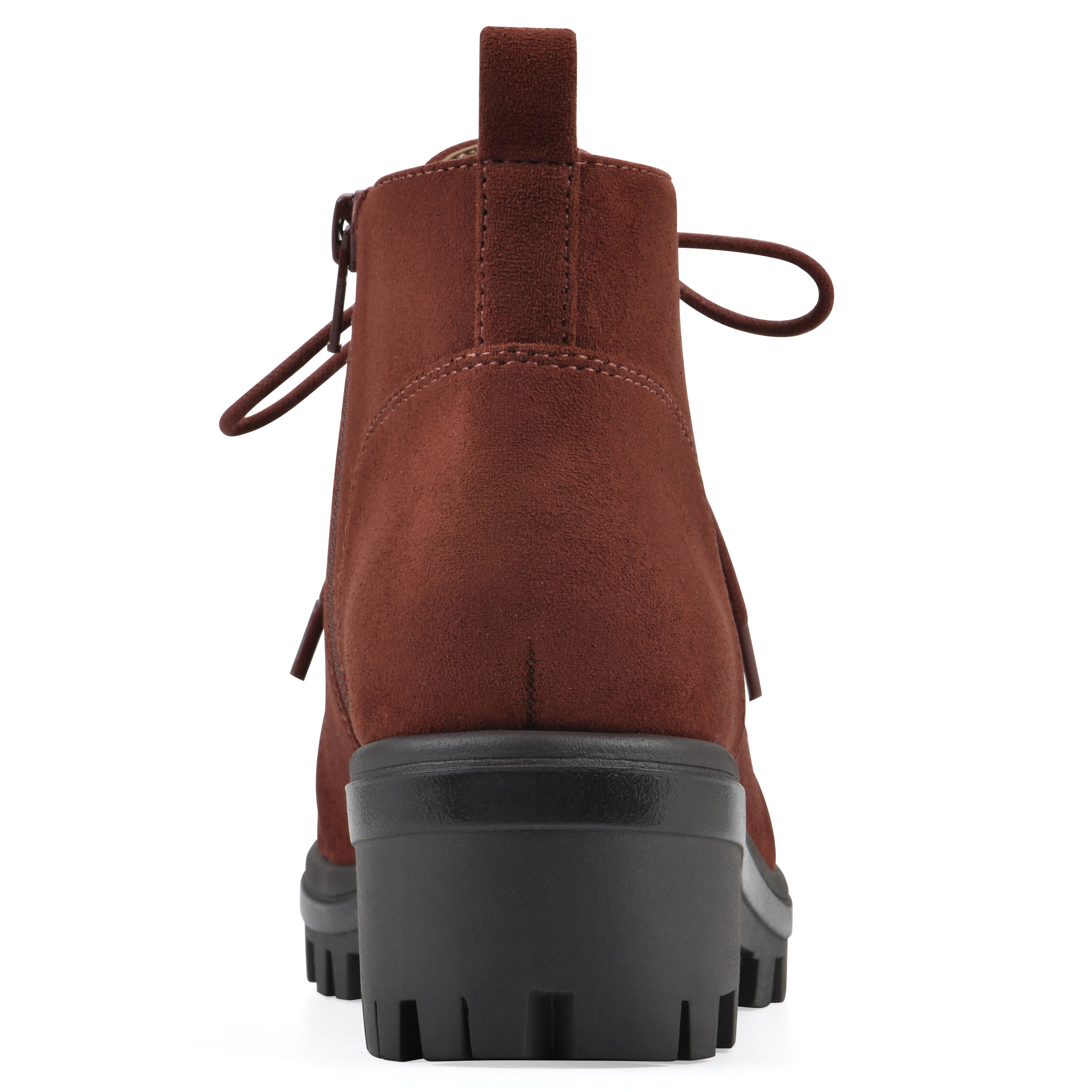 Tariq Lug Sole Lace-Up Bootie, RUST, on-hover image number 1