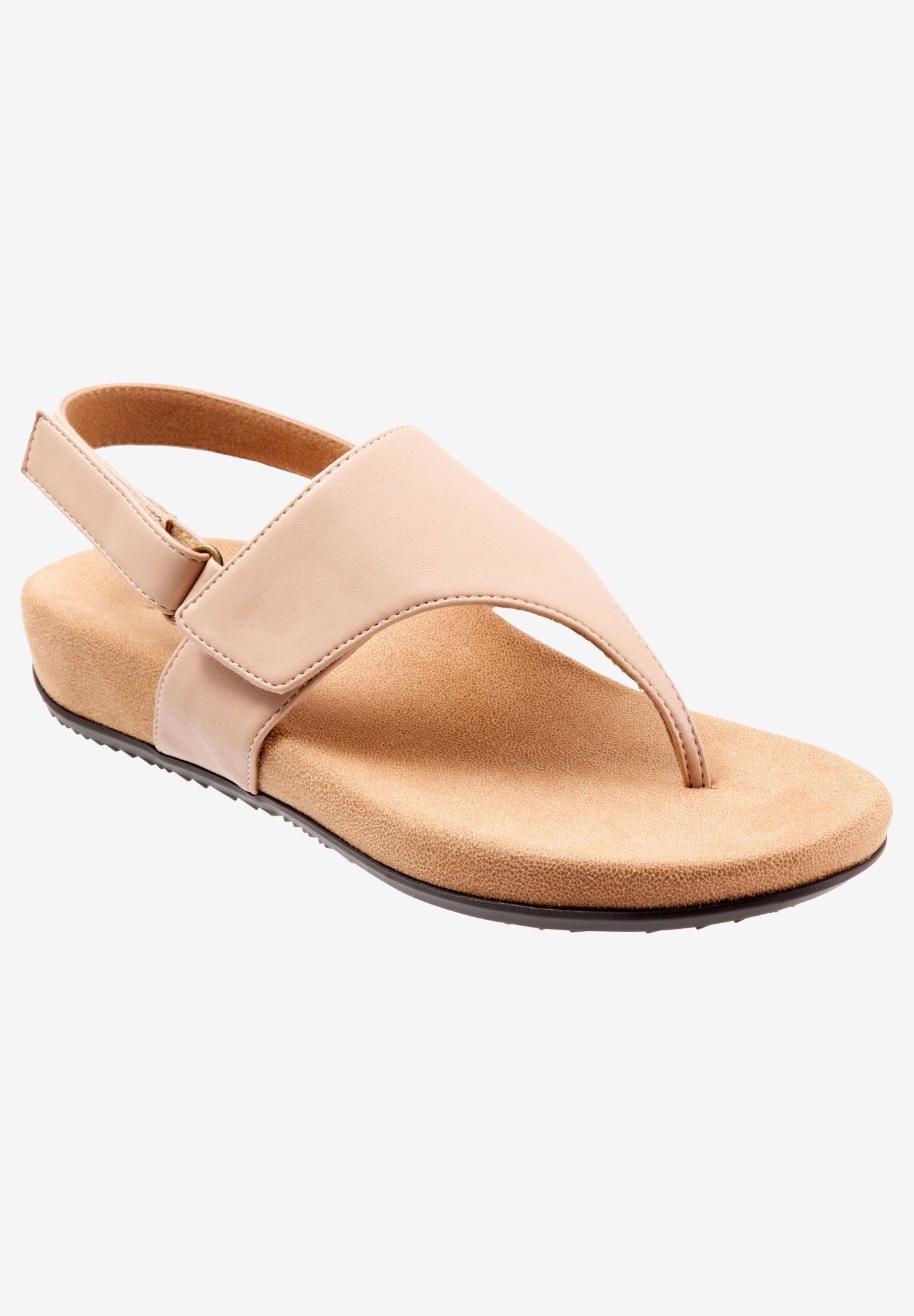 woman within wide sandals