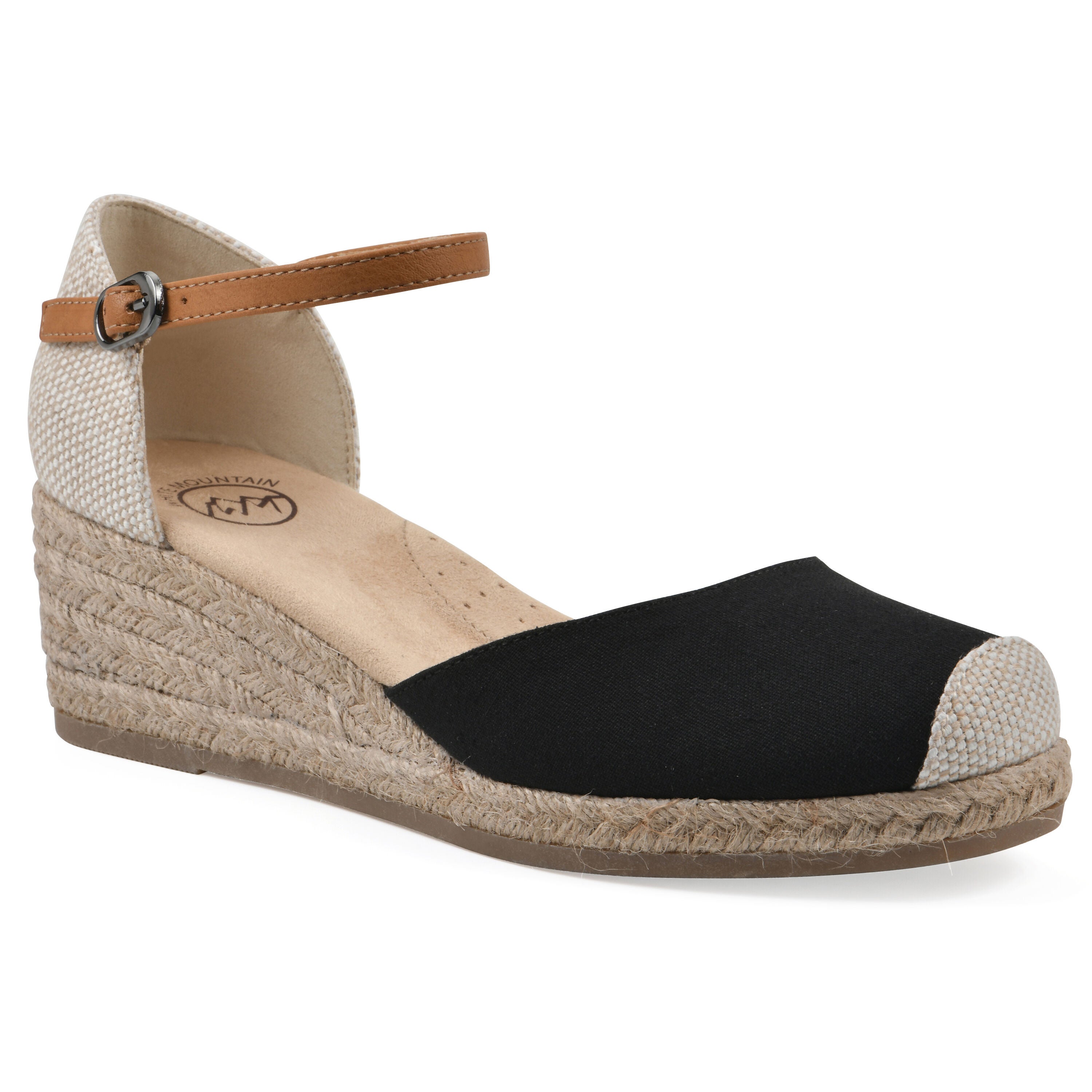 Maintain Espadrille Wedge, BLACK FABRIC, hi-res image number 0