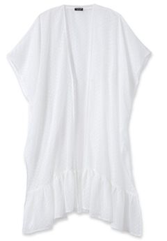 Swiss Dot Ruffle Shawl