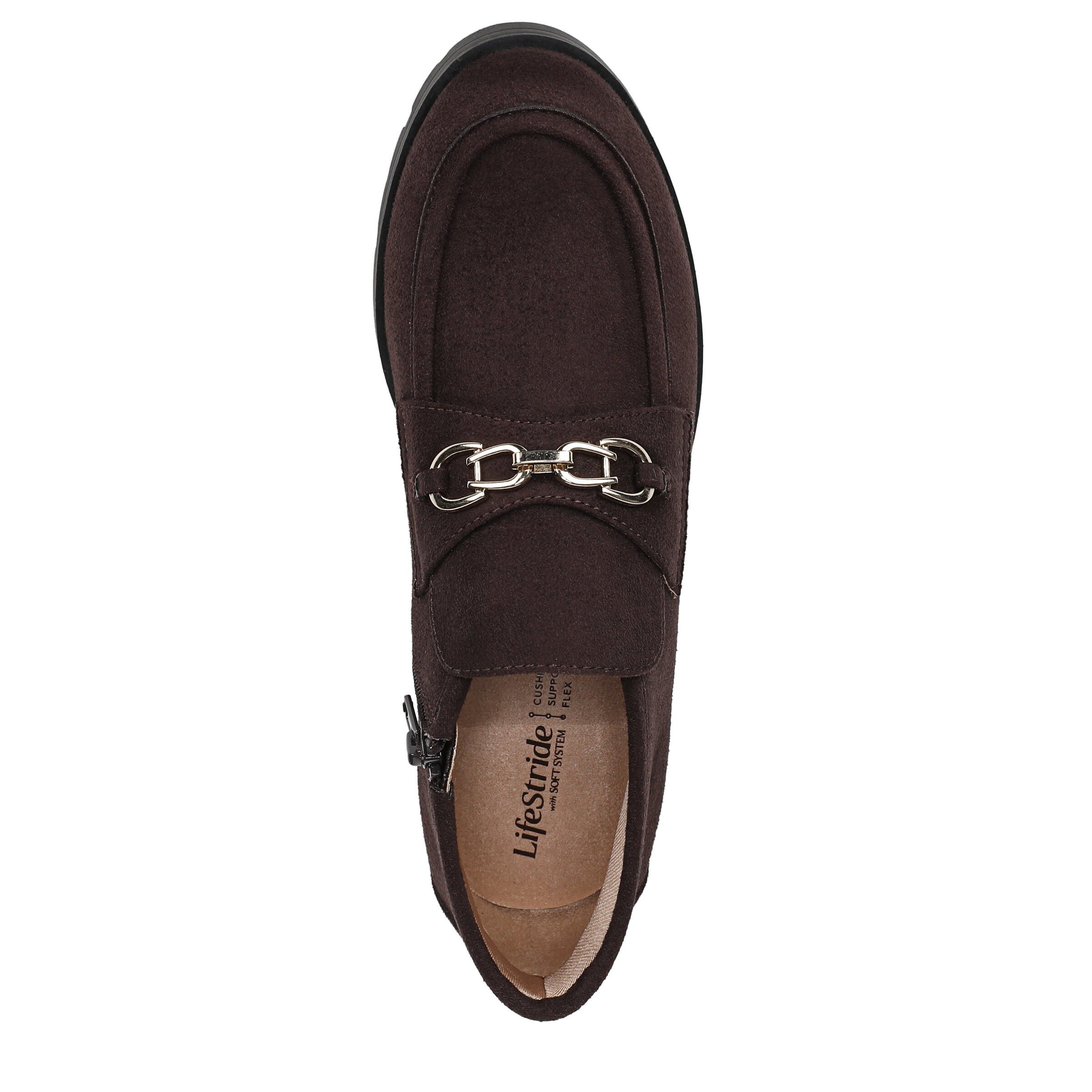 Leila Loafer Bootie, DARK CHOCOLATE, alternate image number 6
