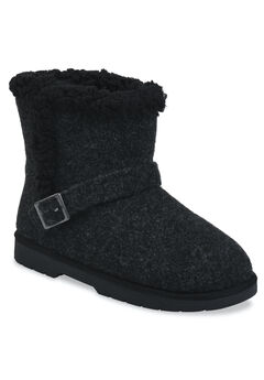 Faux Wool Ankle Boot