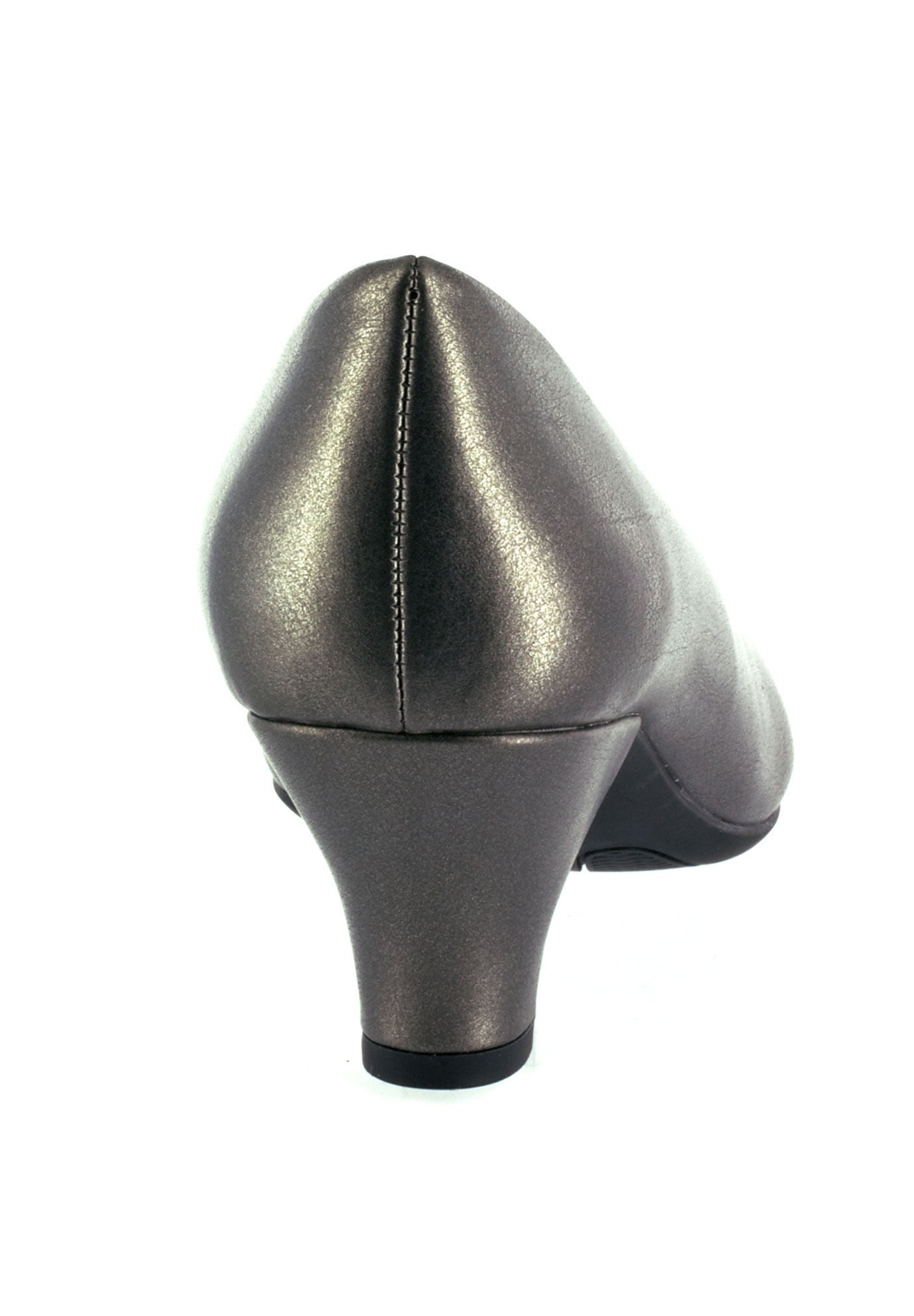 Elegant Easy Street Fabulous Pump 2 Heel Pewter Woman Within