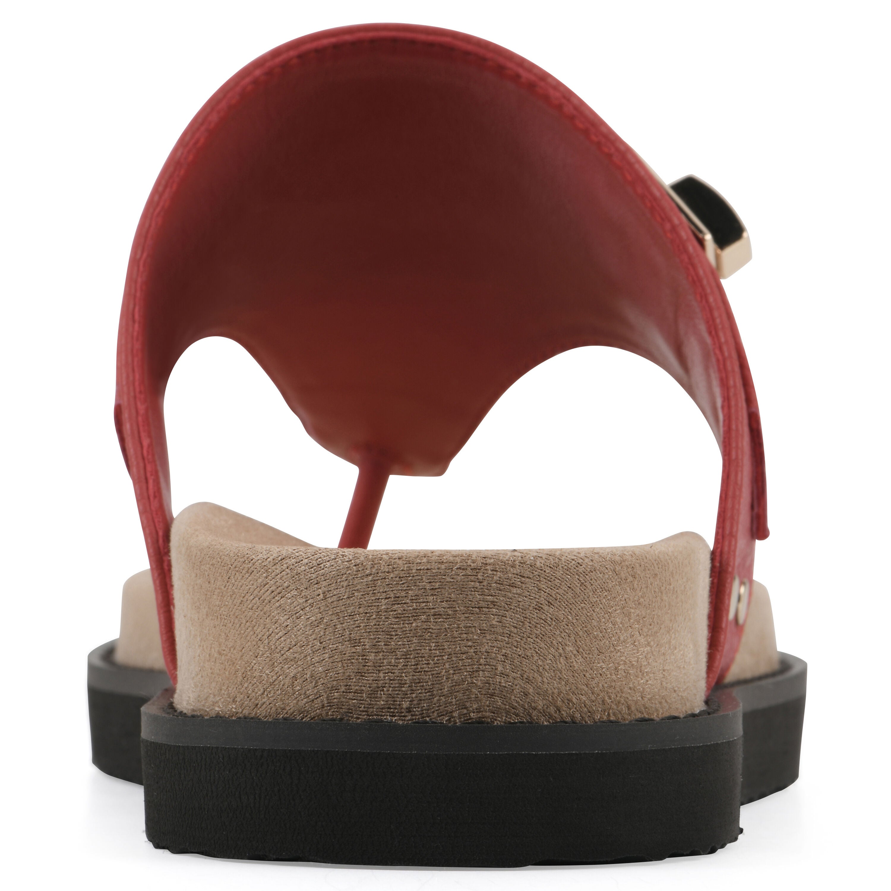 Malabar Thong Sandal, RED SMOOTH, on-hover image number 1