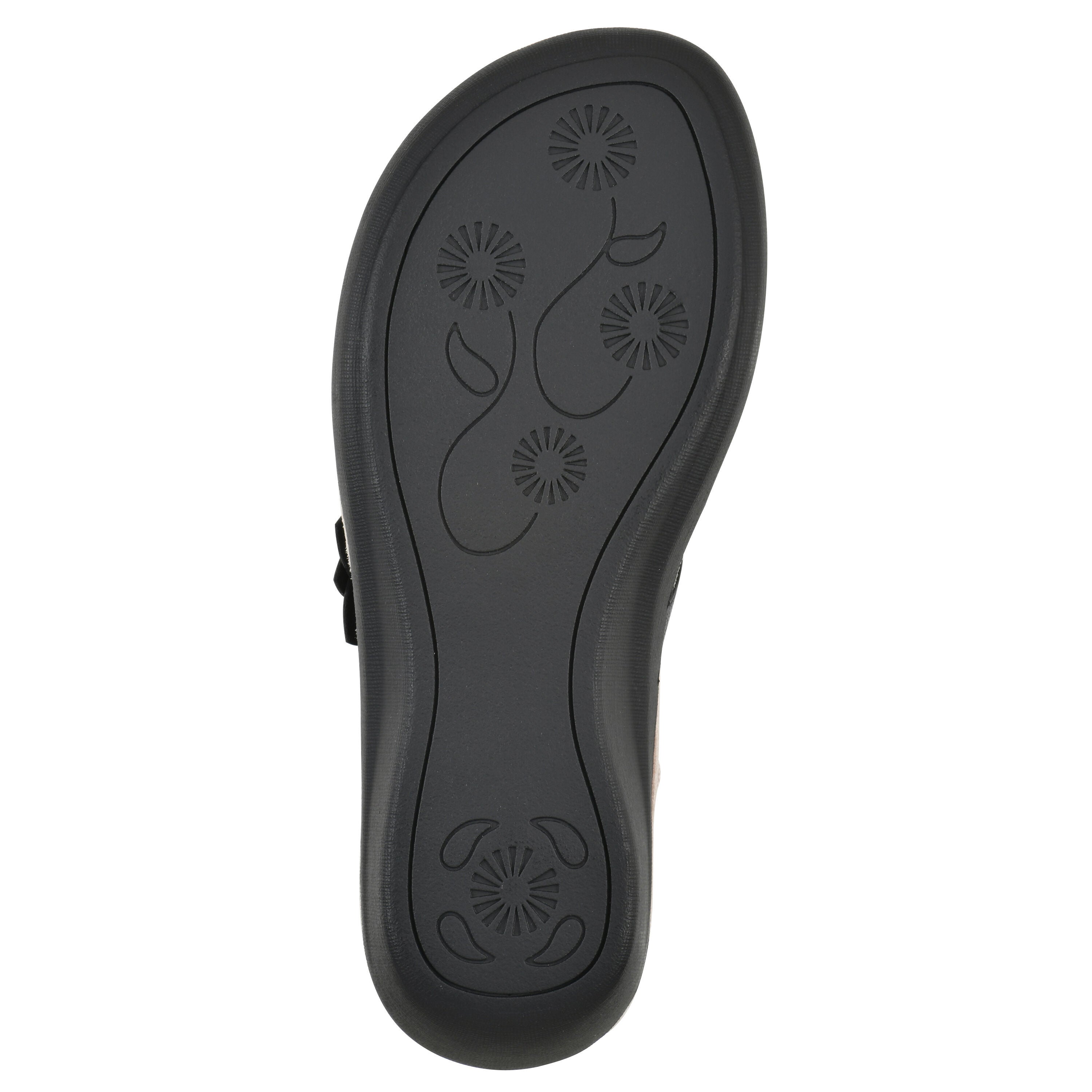 Content Thong Sandal, BLACK SMOOTH, alternate image number 5