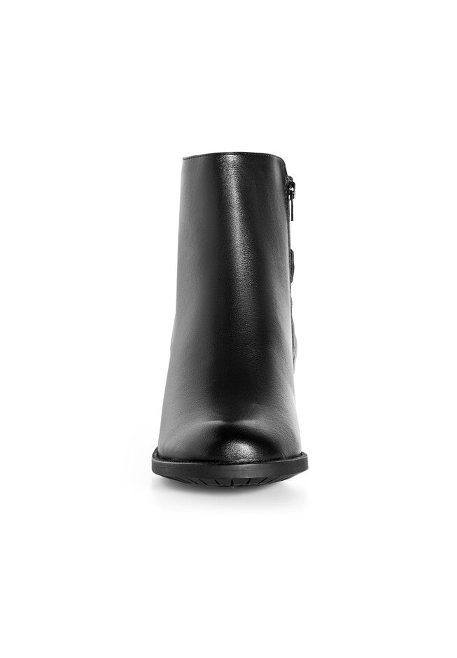 Kylee Quilted Ankle Boot, BLACK, alternate image number null