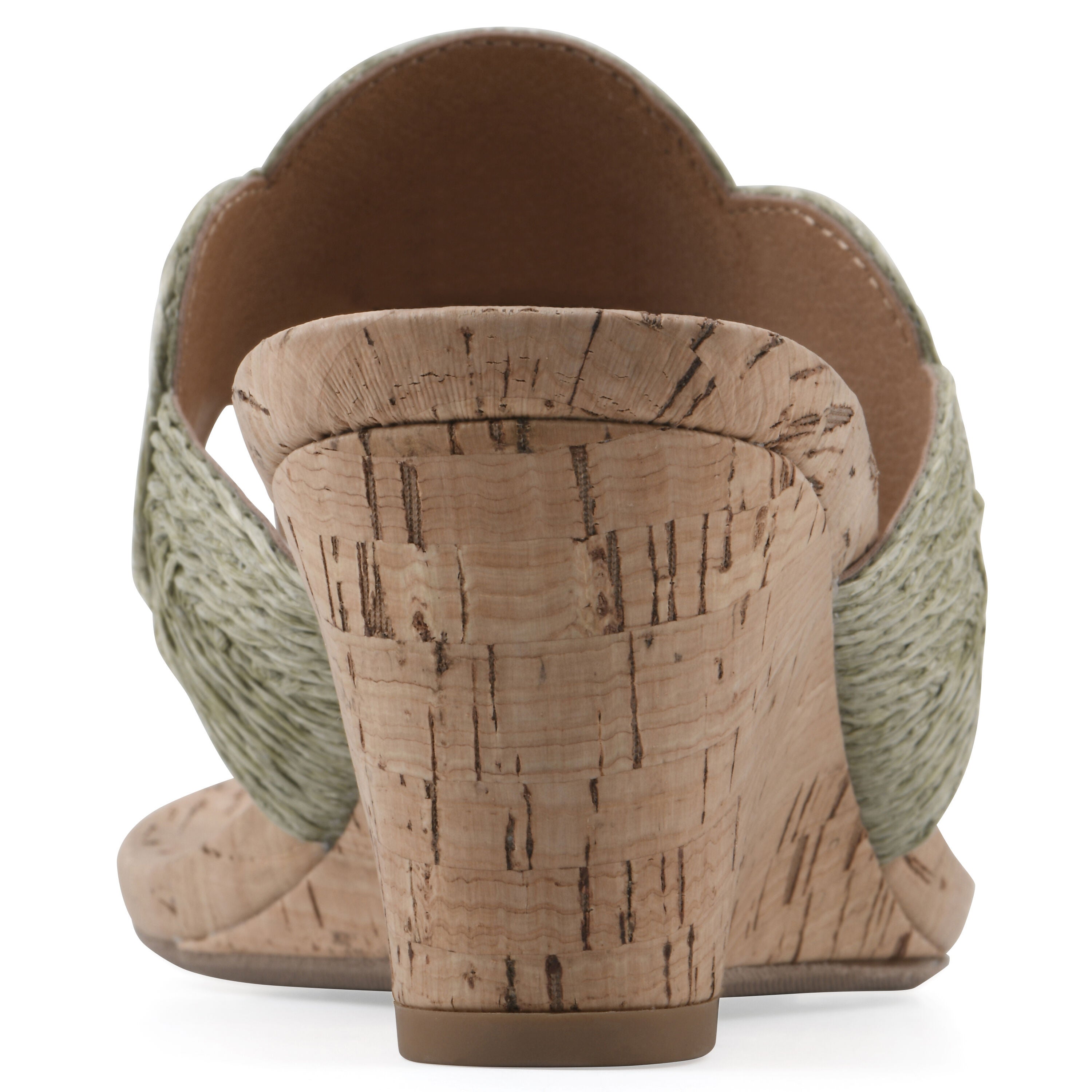 Affogato Wedge Sandal, ALOE GREEN SMOOTH, on-hover image number 1