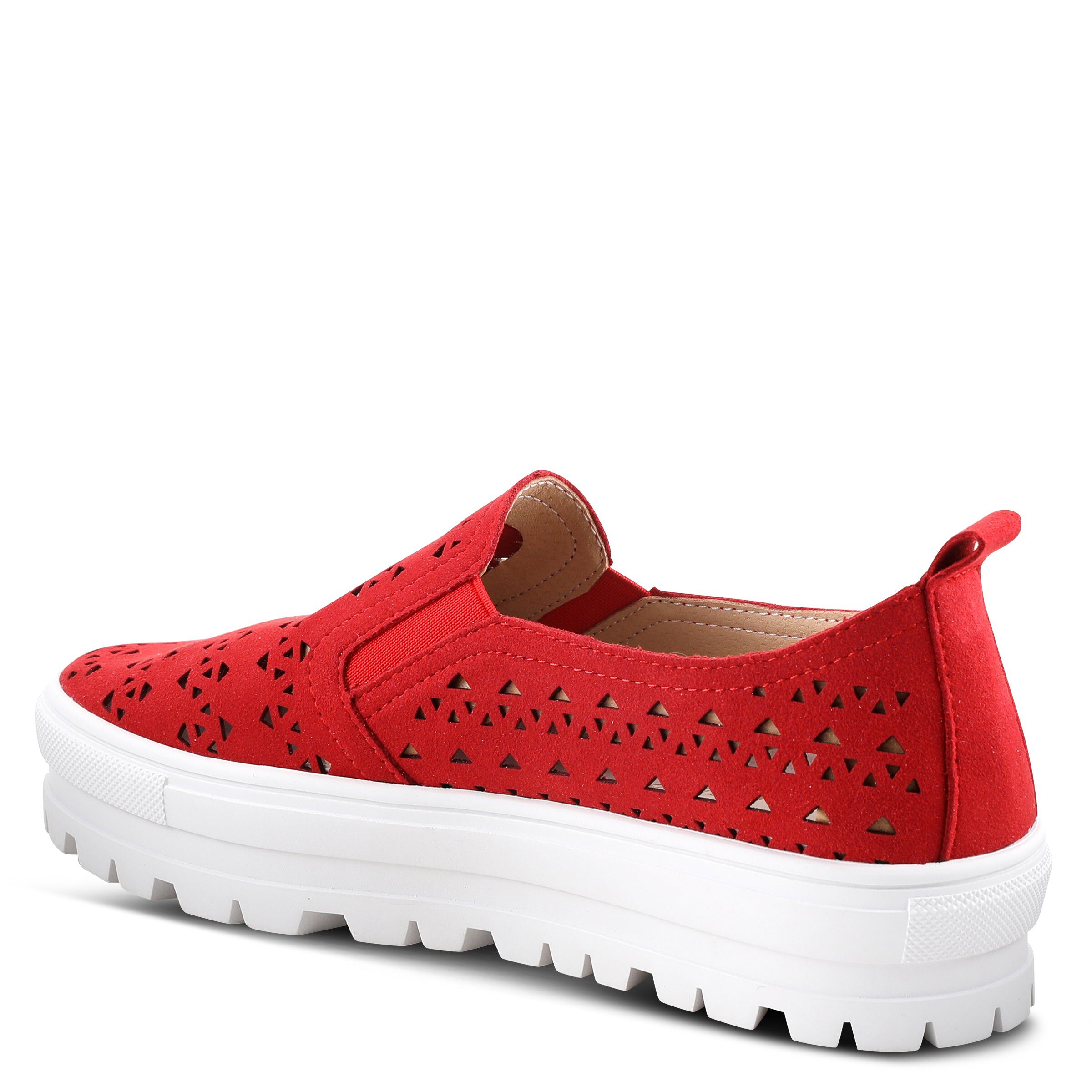 Angelita Slip-On Shoe, RED, alternate image number 6