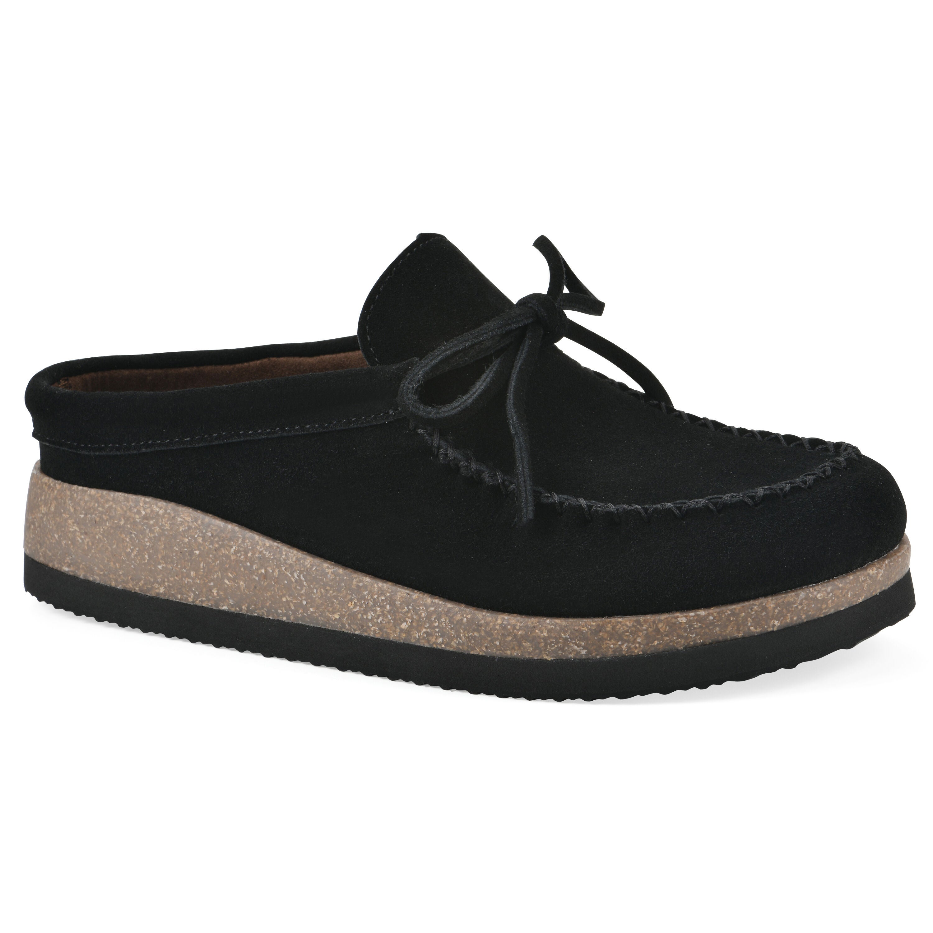 Bayhead Footbeds Clog, BLACK SUEDE, hi-res image number 0