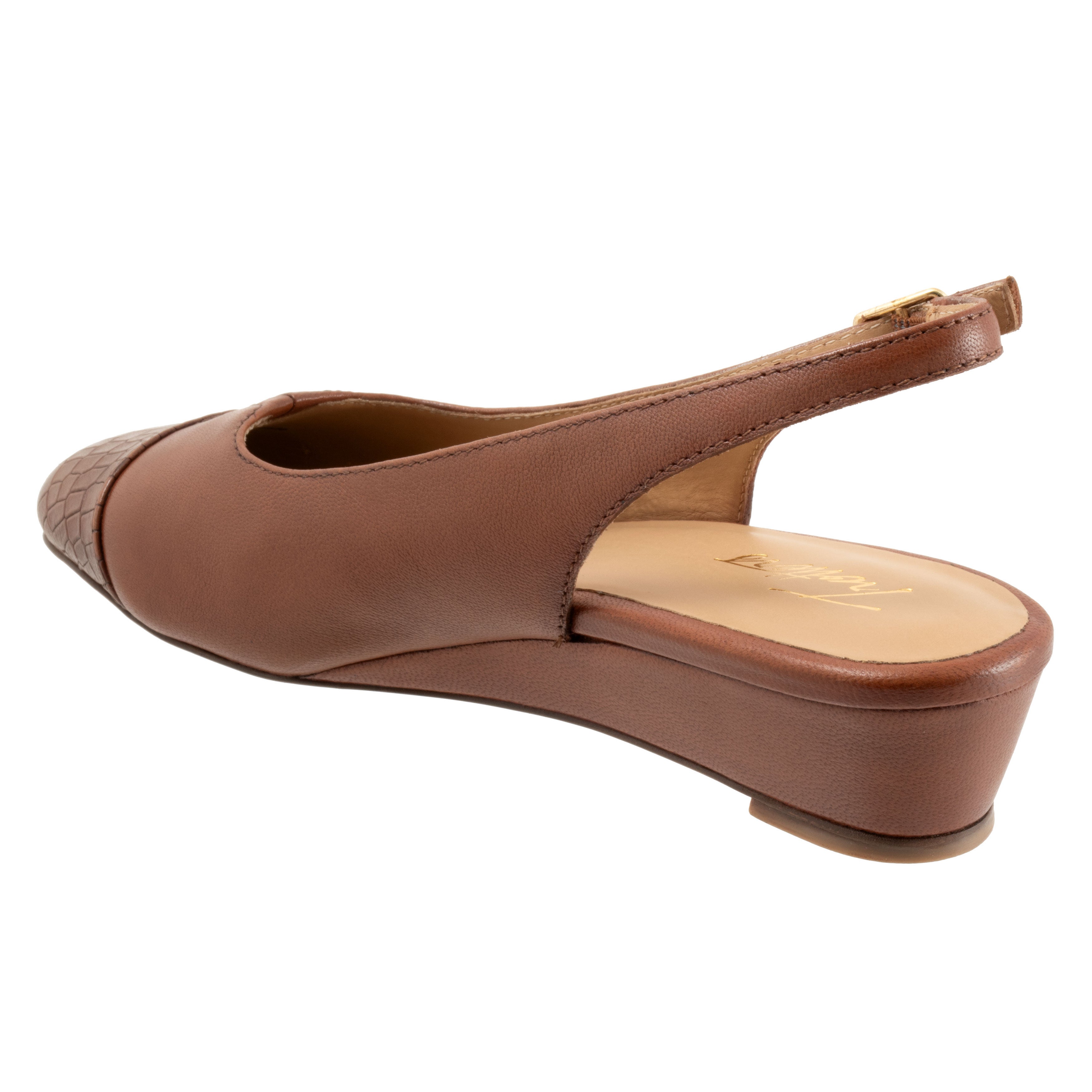 Dea Wedge Pump, COGNAC CROCO, on-hover image number 1