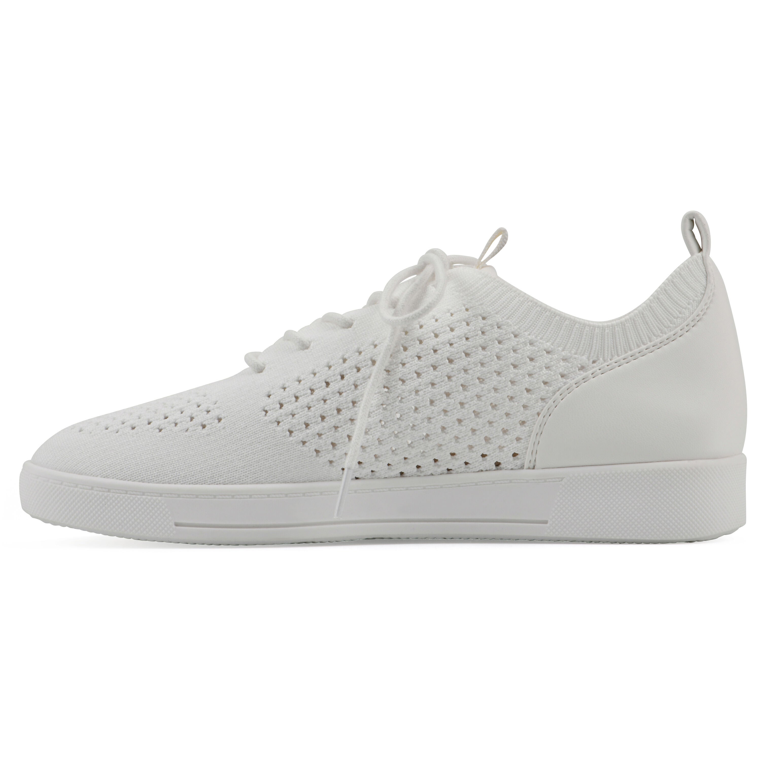 Upscale Slip On Sneaker, WHITE FABRIC, alternate image number 3