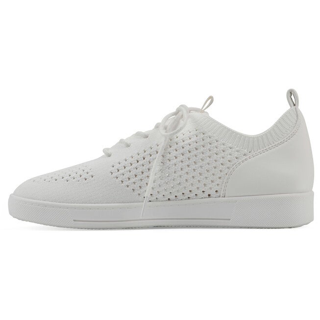 Upscale Slip On Sneaker, WHITE FABRIC, alternate image number 3