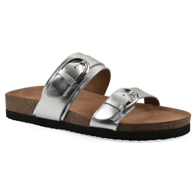 Hardball Footbeds Sandal, SILVER LEATHER, hi-res image number null