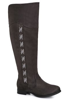 WIDE FIT Nadia Grey Tall Boot