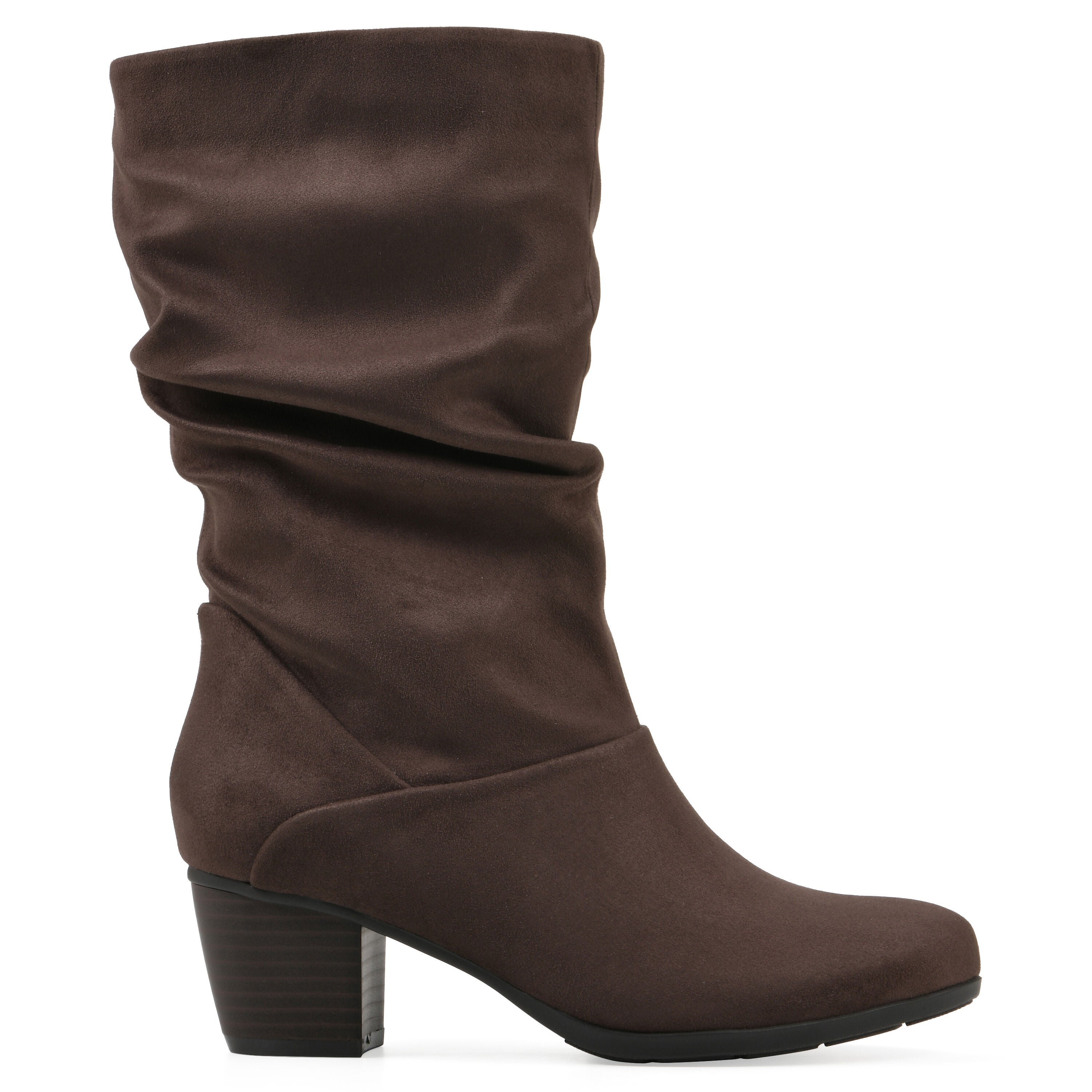 Angelie Mid Shaft Boot, DARK BROWN, alternate image number 2
